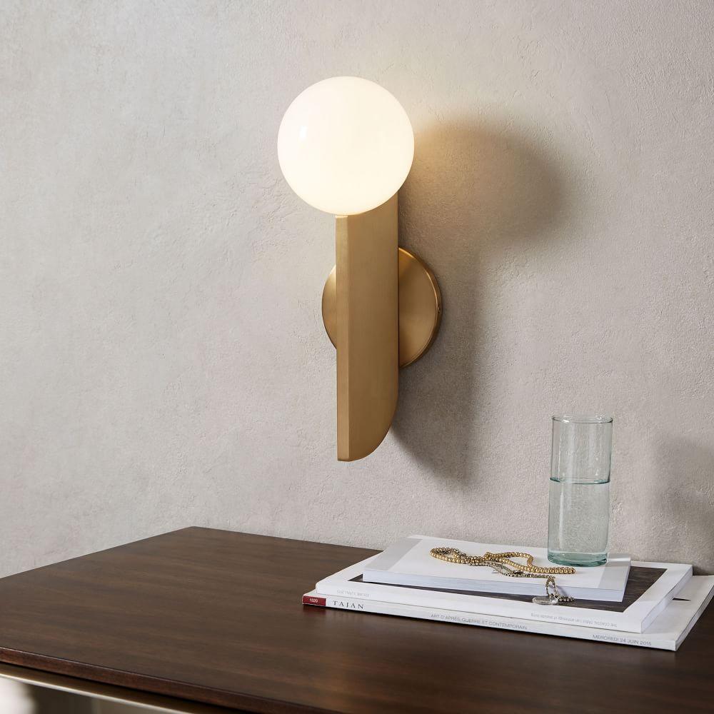 Lustra Wall Lamp Glass Globe Sculptural - Letslighting
