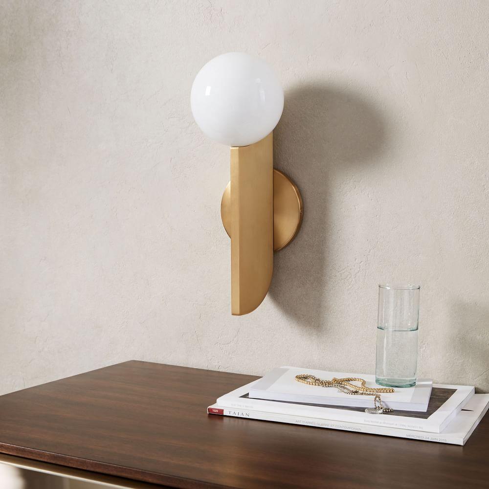 Lustra Wall Lamp Glass Globe Sculptural - Letslighting
