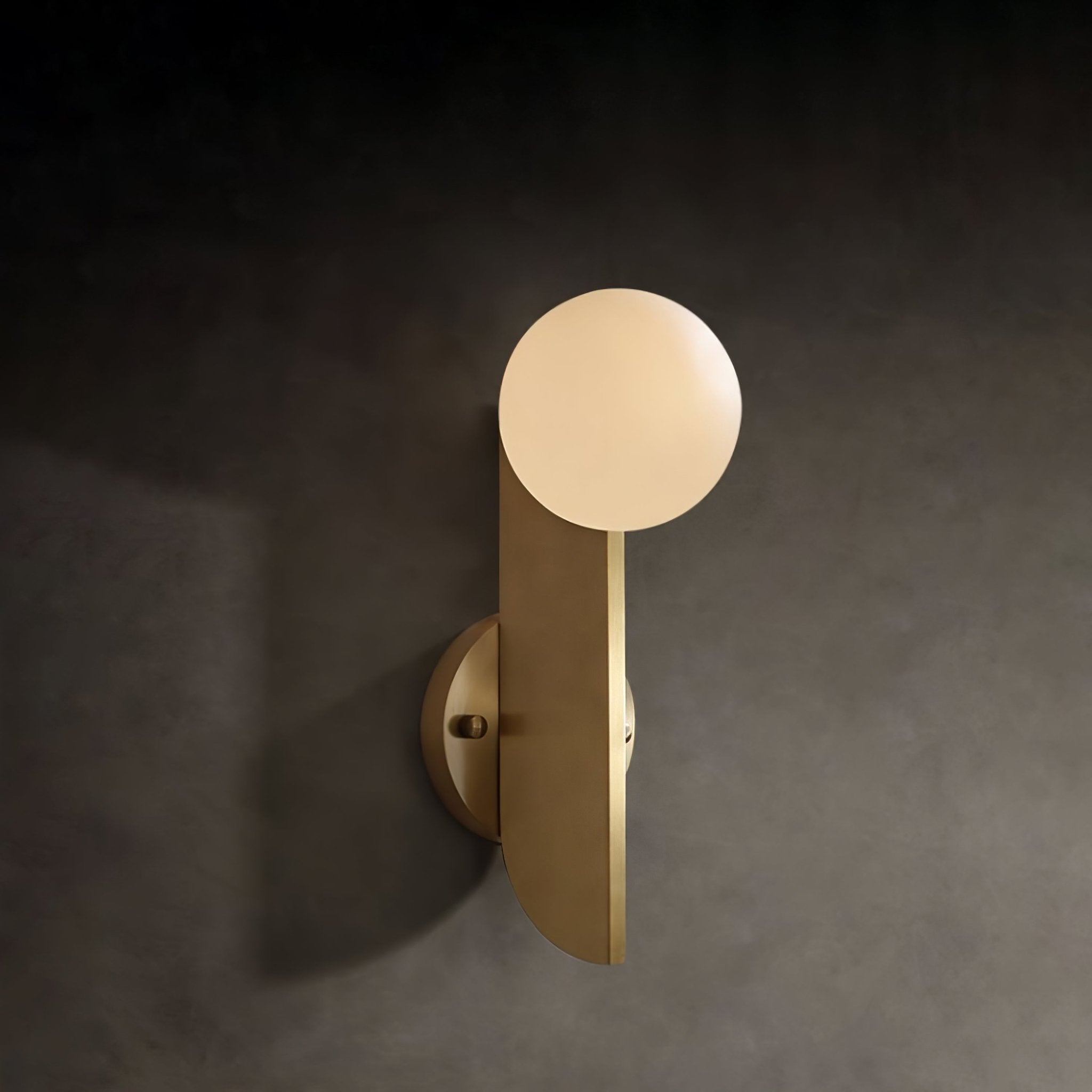 Lustra Wall Lamp Glass Globe Sculptural - Letslighting