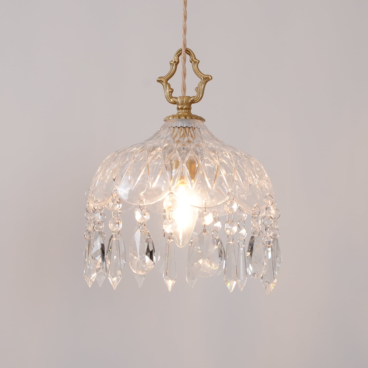 Elyran Crystal Vintage Pendant Lamp - Letslighting