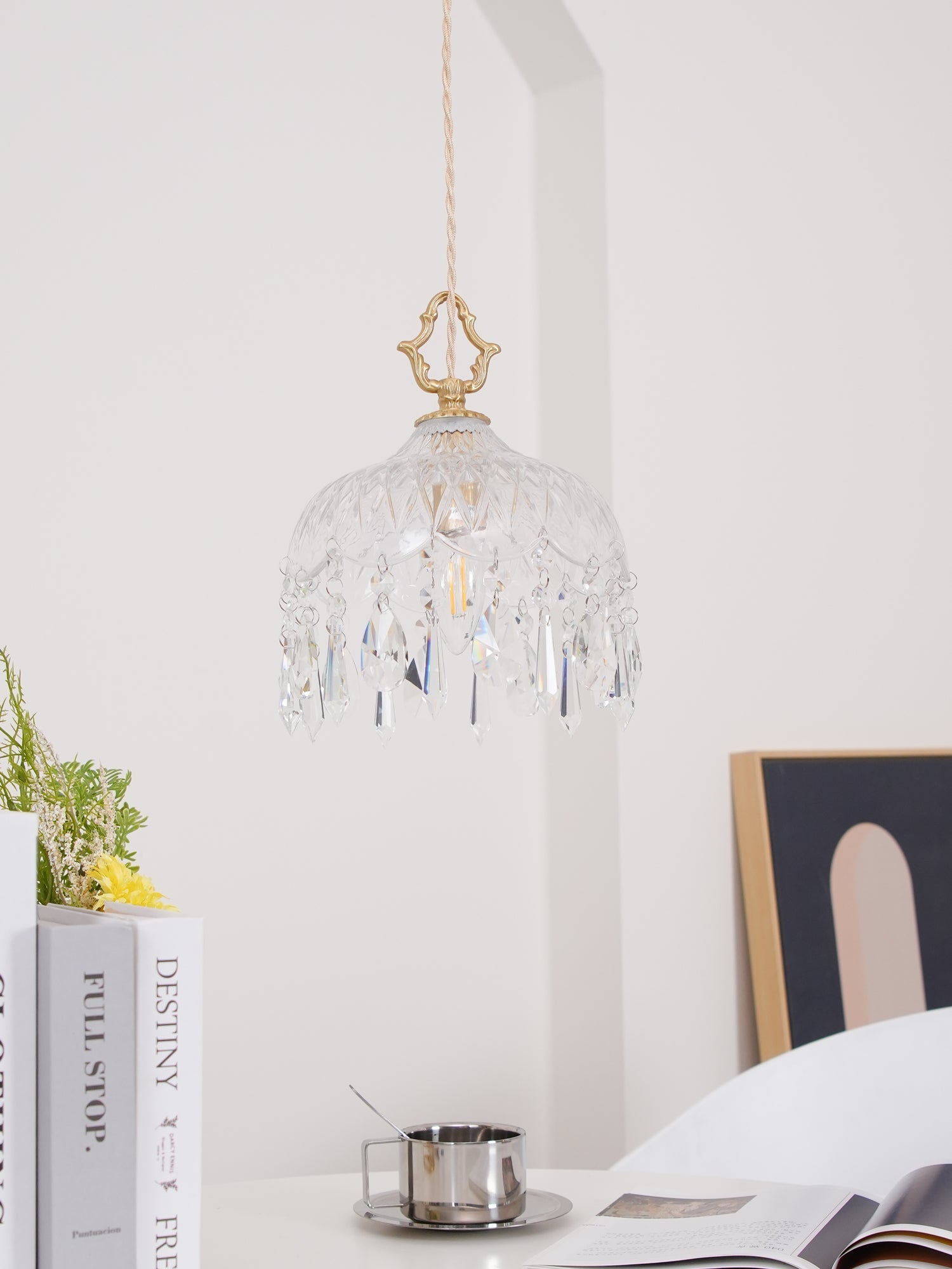 Elyran Crystal Vintage Pendant Lamp - Letslighting