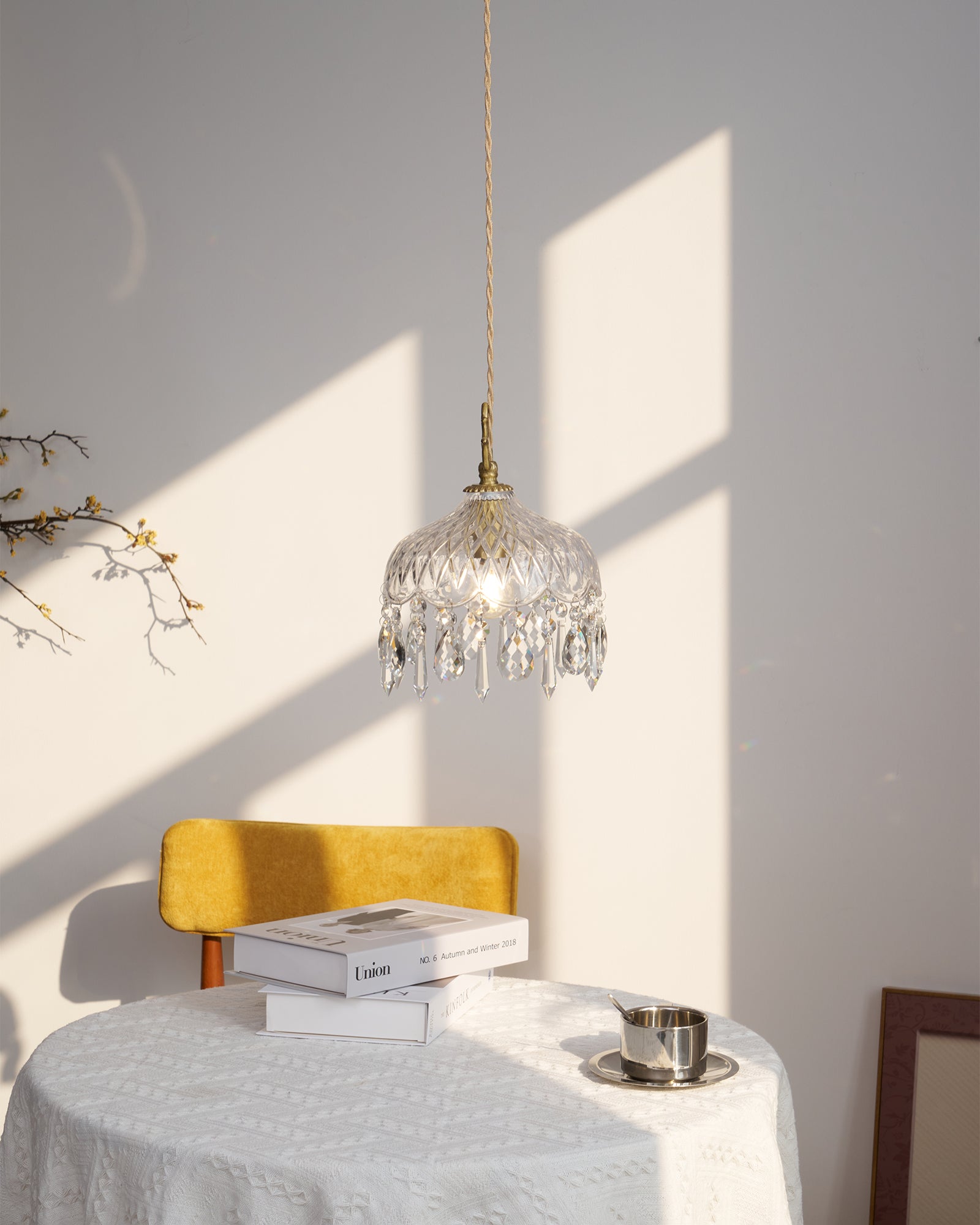 Elyran Crystal Vintage Pendant Lamp - Letslighting