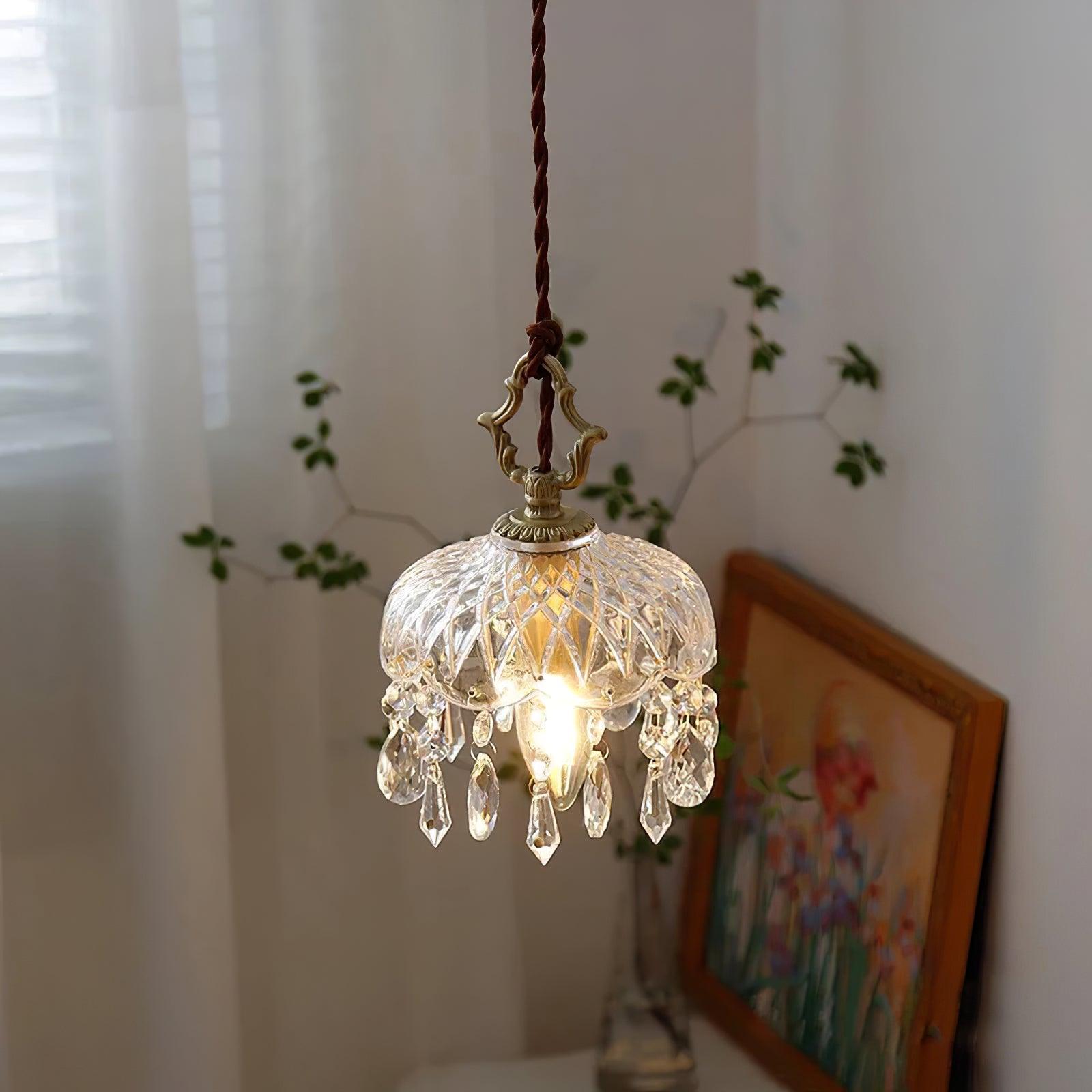 Elyran Crystal Vintage Pendant Lamp - Letslighting