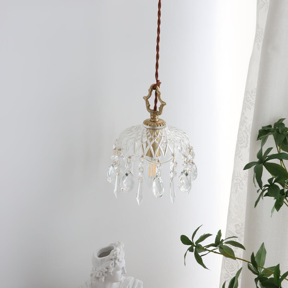 Elyran Crystal Vintage Pendant Lamp - Letslighting