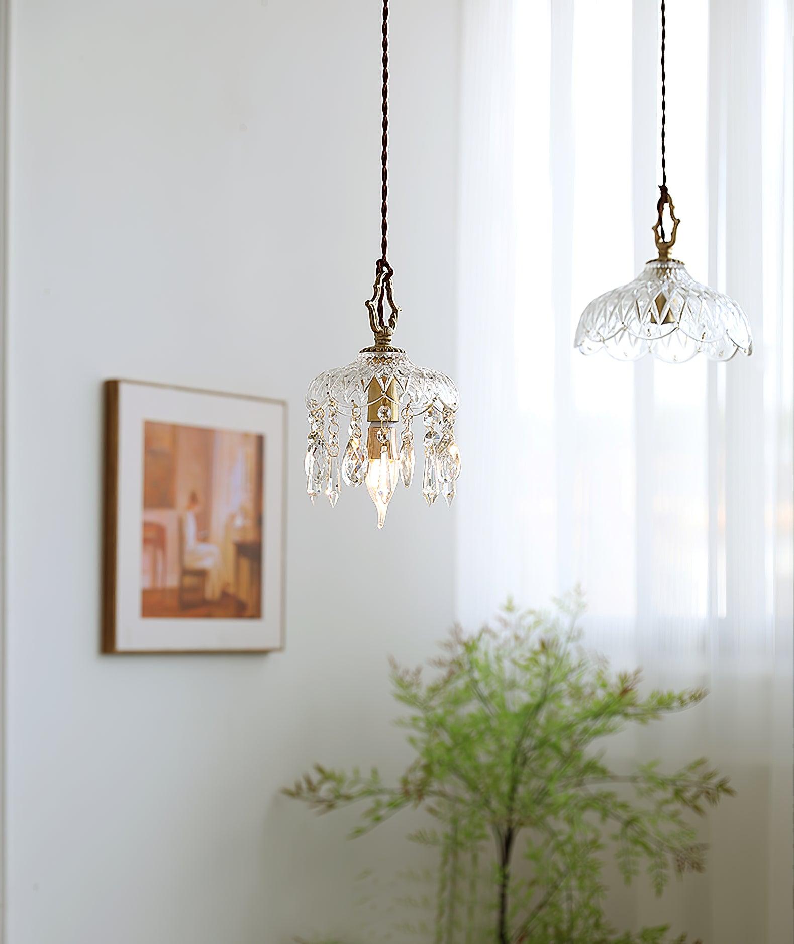 Elyran Crystal Vintage Pendant Lamp - Letslighting