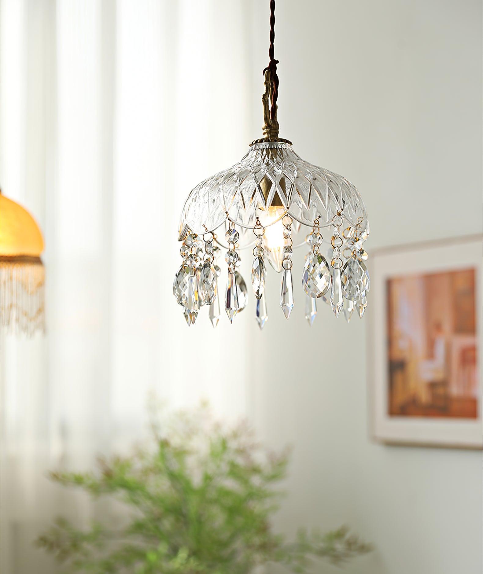 Elyran Crystal Vintage Pendant Lamp - Letslighting