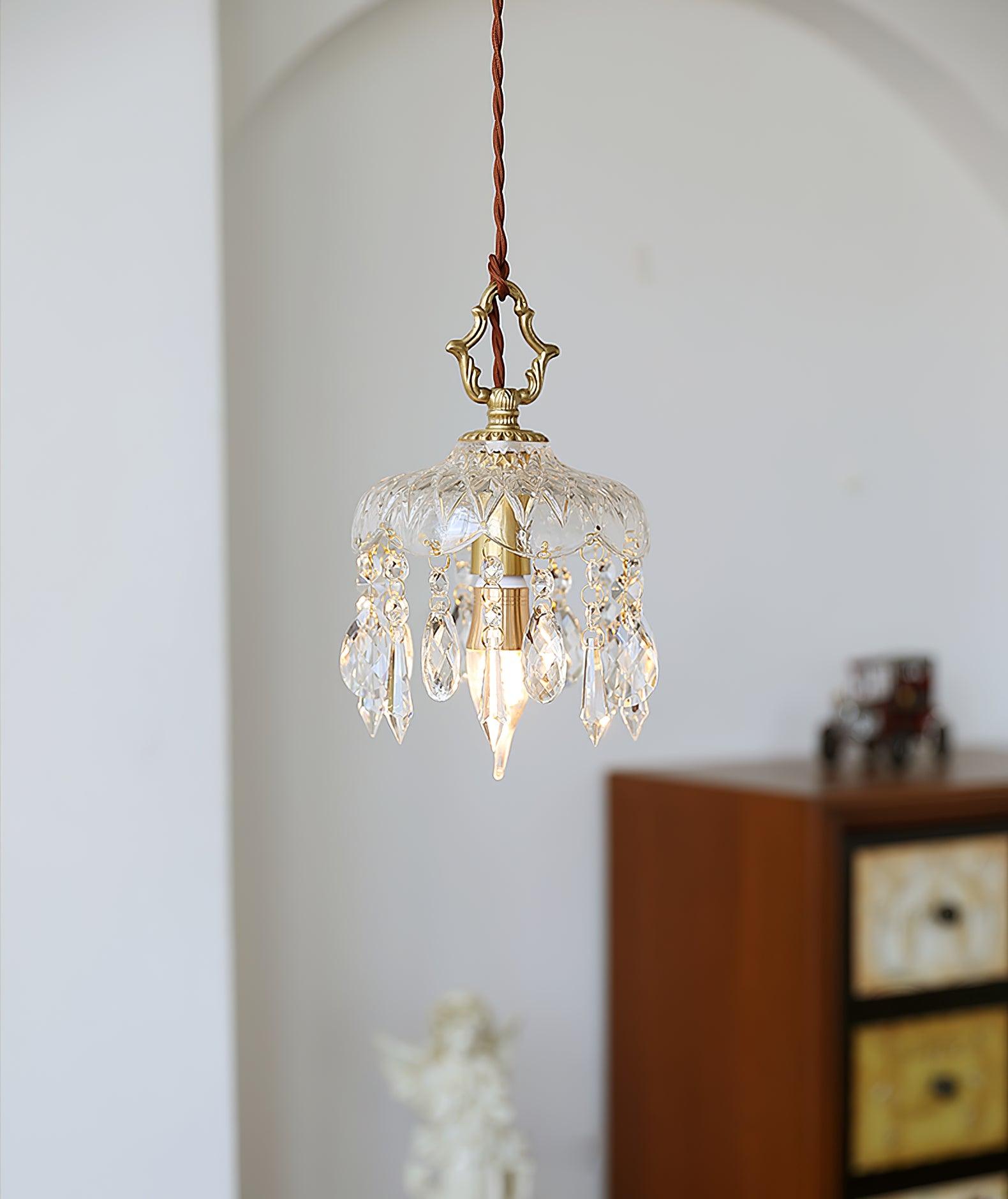 Elyran Crystal Vintage Pendant Lamp - Letslighting