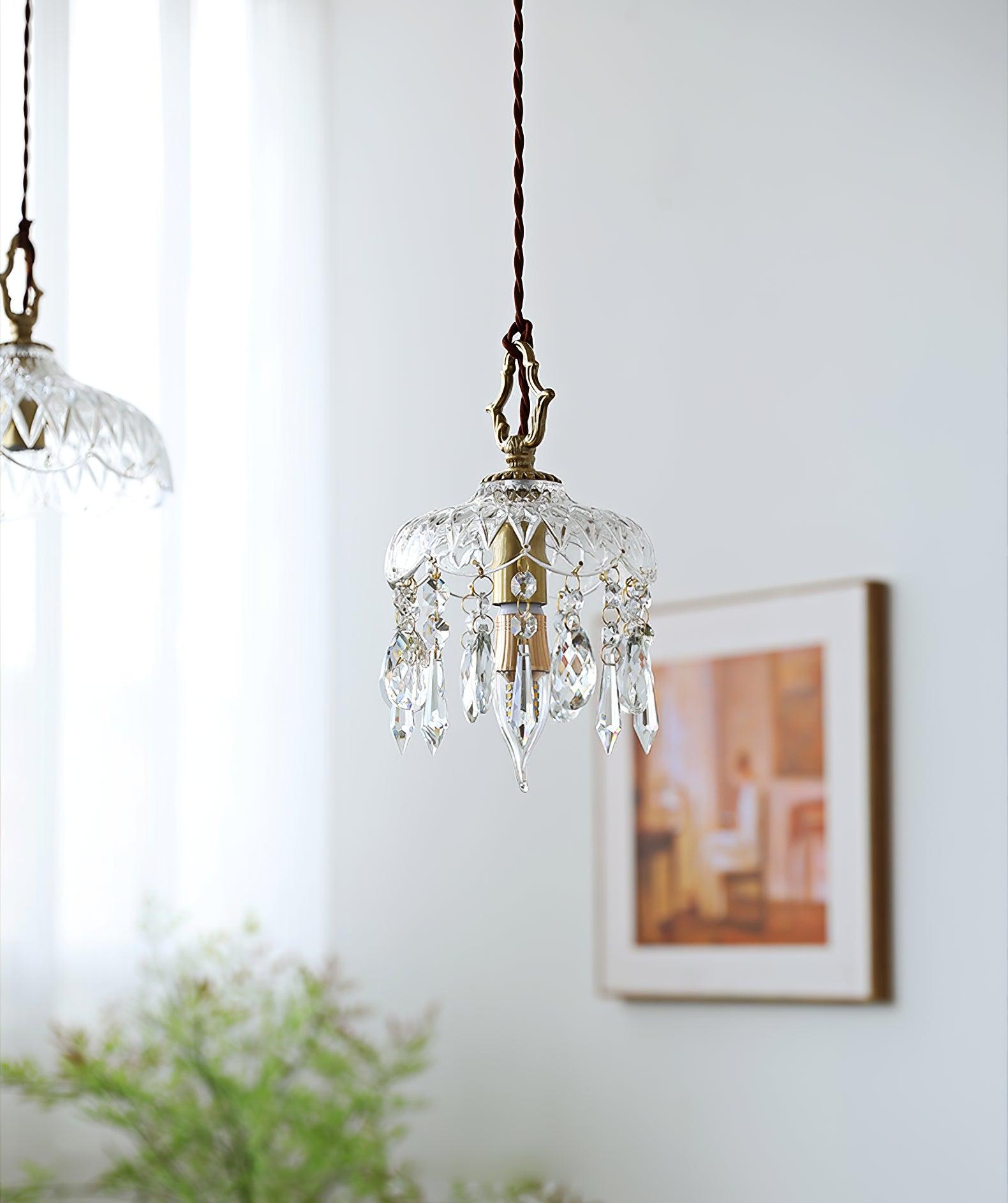 Elyran Crystal Vintage Pendant Lamp - Letslighting
