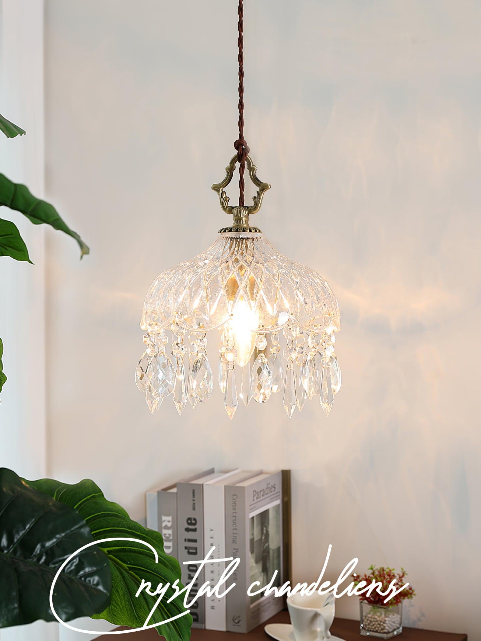 Elyran Crystal Vintage Pendant Lamp - Letslighting