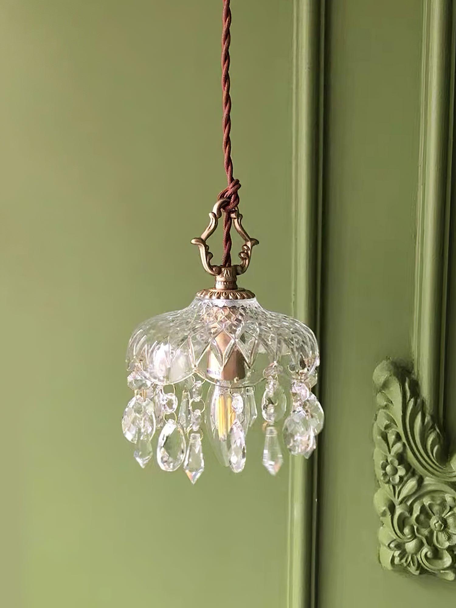 Elyran Crystal Vintage Pendant Lamp - Letslighting