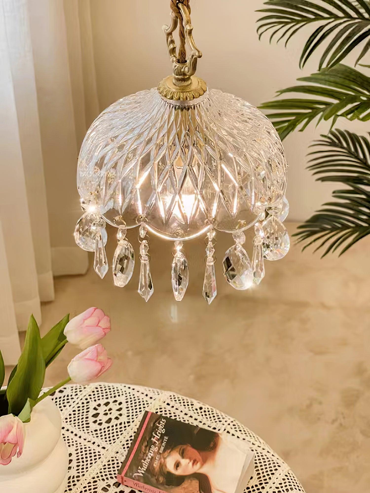 Elyran Crystal Vintage Pendant Lamp - Letslighting