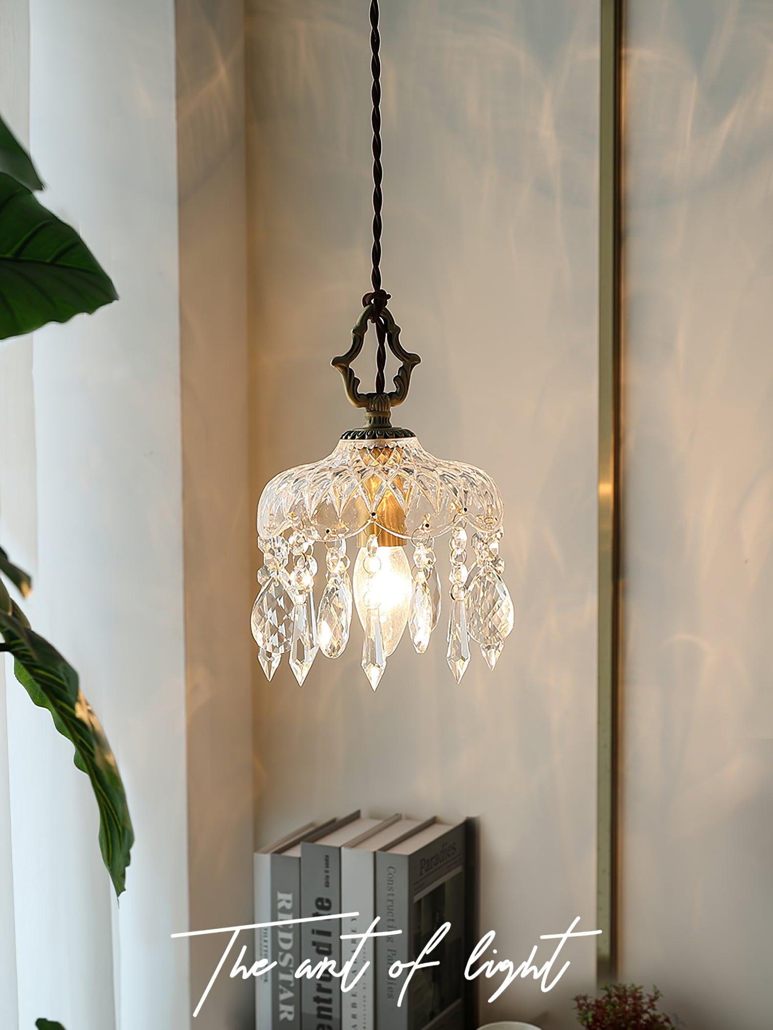 Elyran Crystal Vintage Pendant Lamp - Letslighting