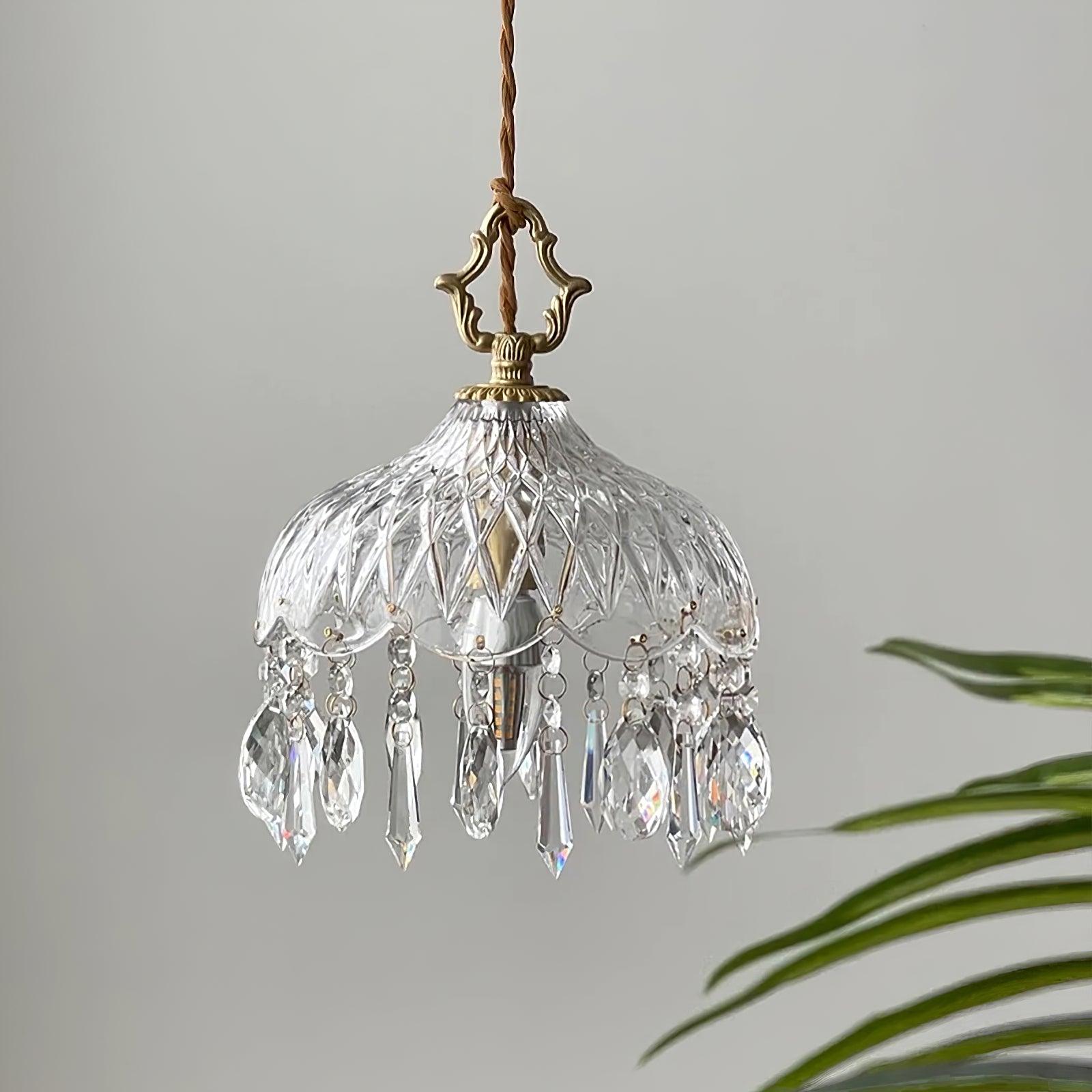 Elyran Crystal Vintage Pendant Lamp - Letslighting