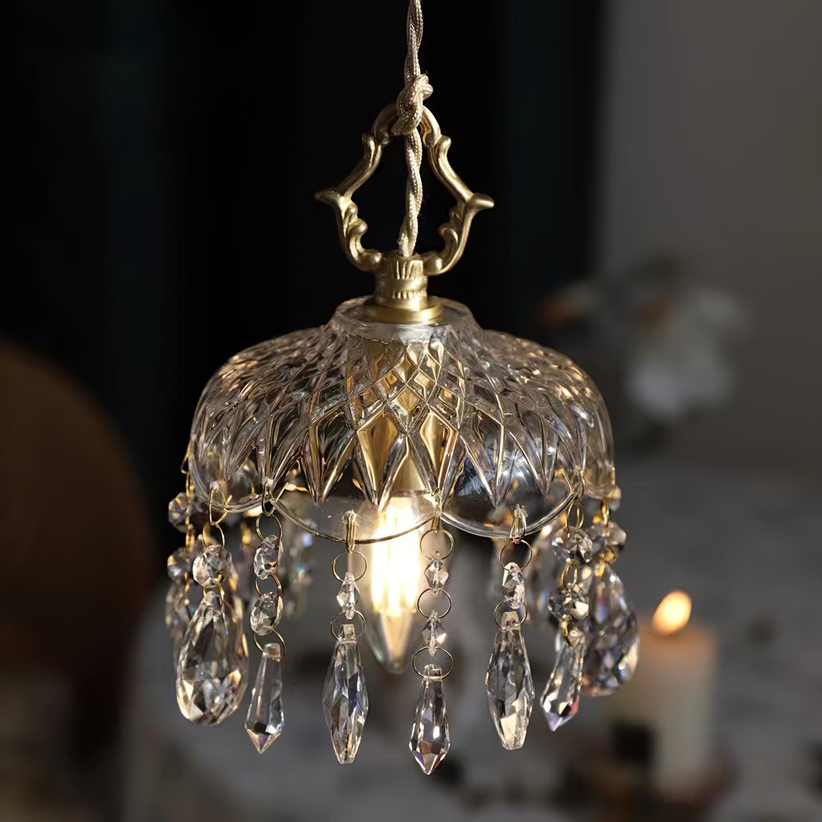 Elyran Crystal Vintage Pendant Lamp - Letslighting