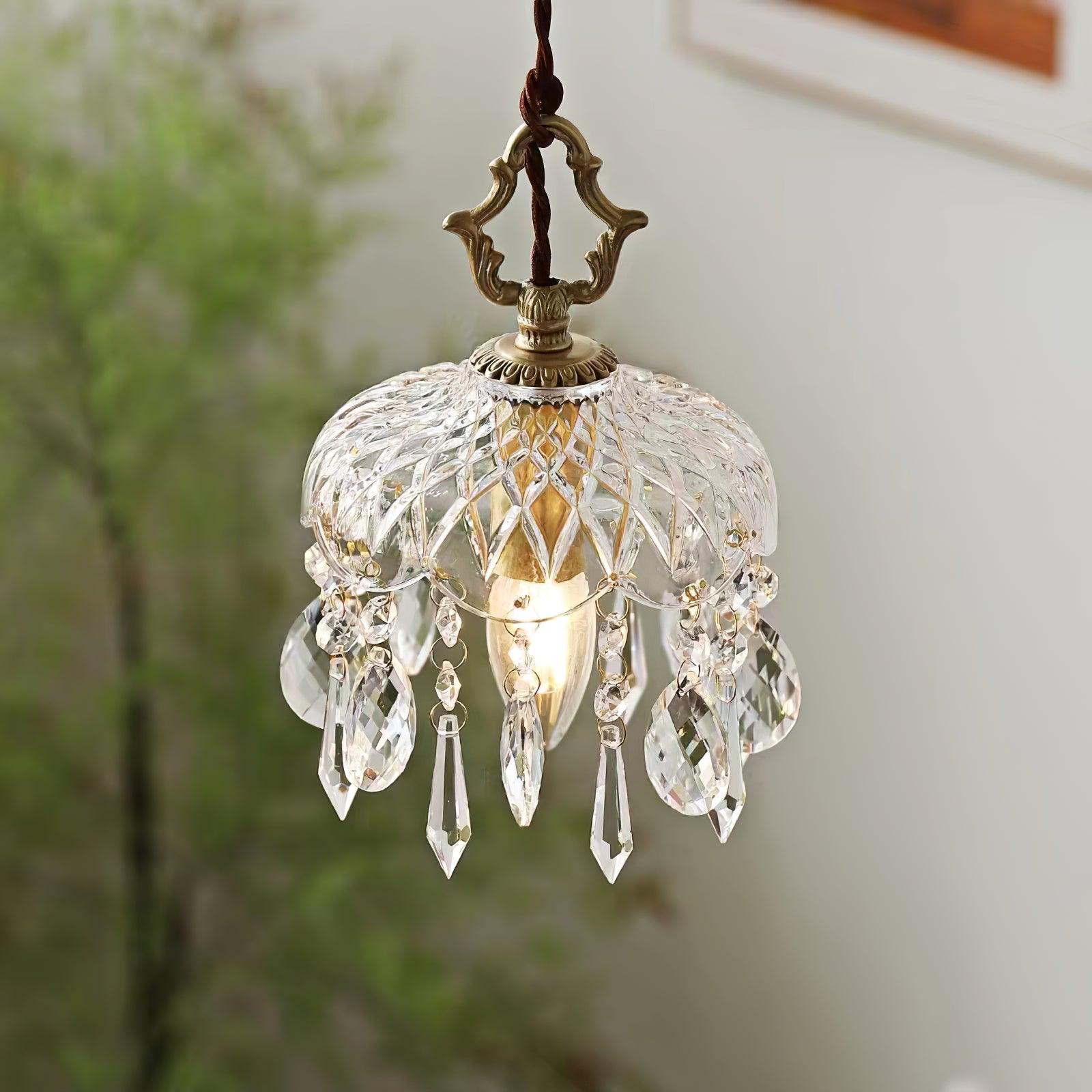 Elyran Crystal Vintage Pendant Lamp - Letslighting