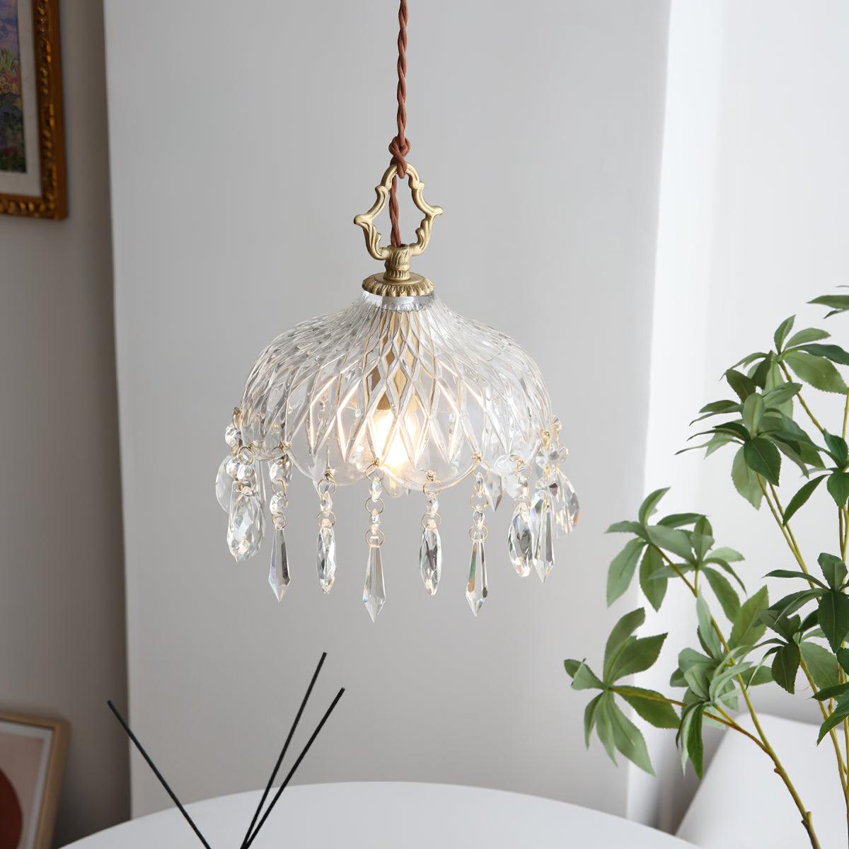 Elyran Crystal Vintage Pendant Lamp - Letslighting