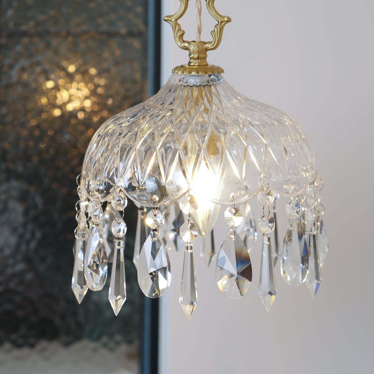 Elyran Crystal Vintage Pendant Lamp - Letslighting