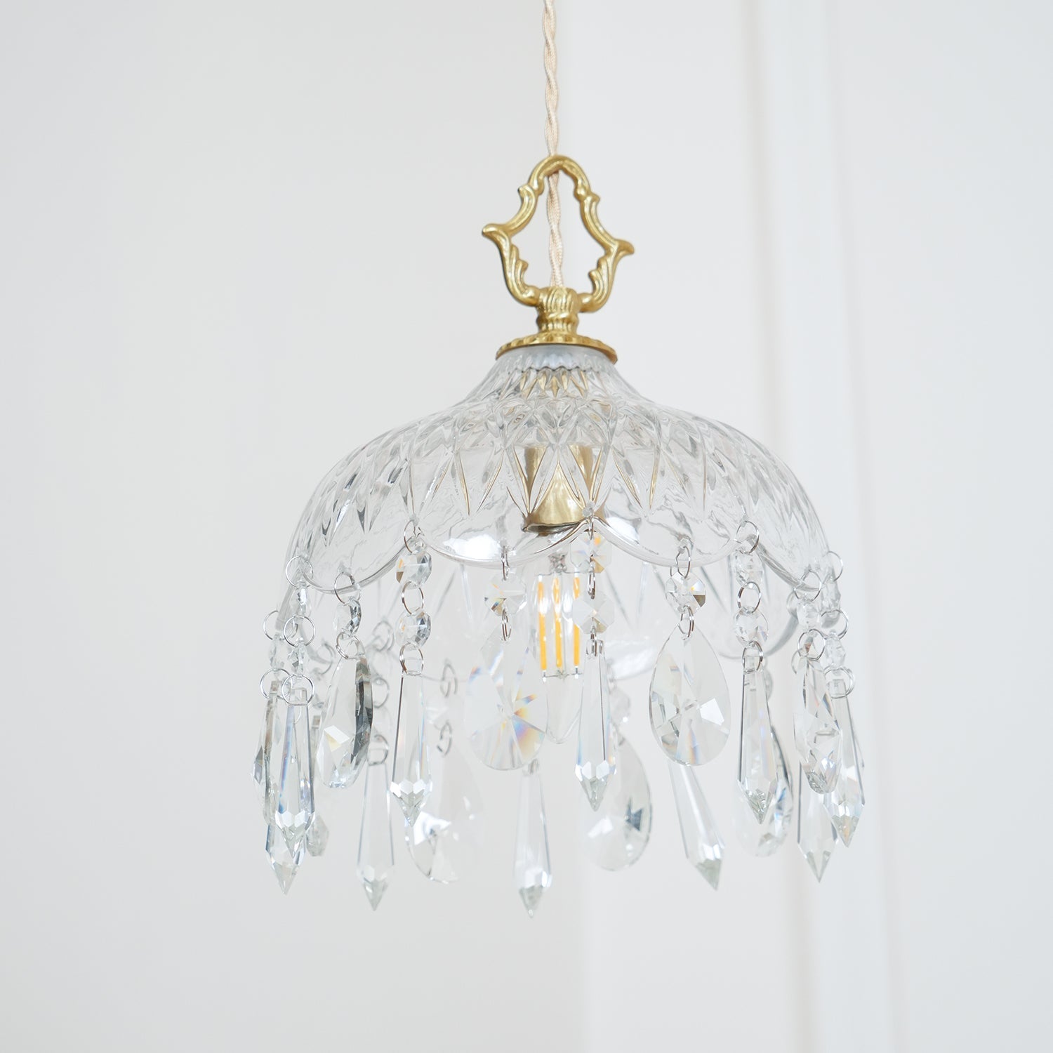 Elyran Crystal Vintage Pendant Lamp - Letslighting