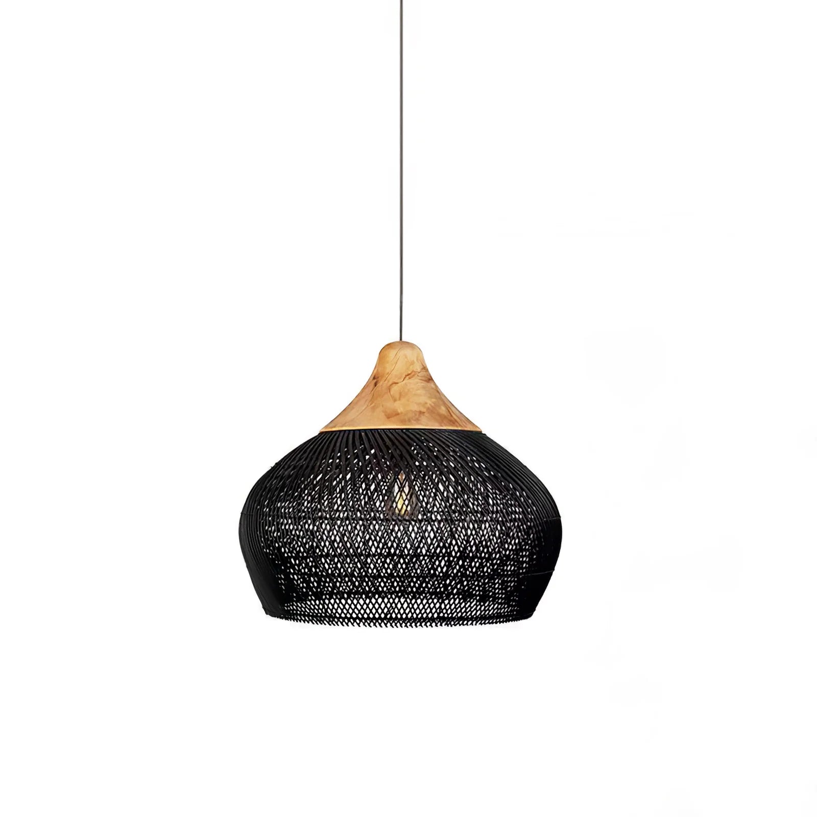 Ritta Braided Rattan Pendant Lamp