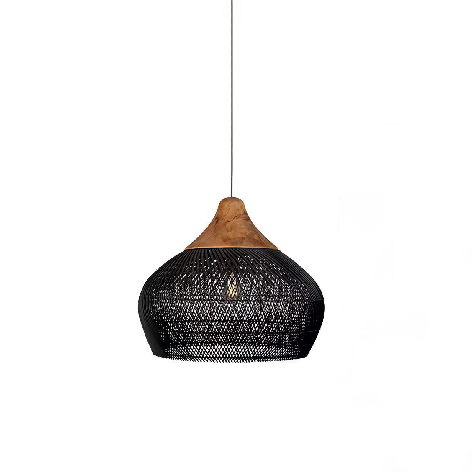 Solara Pendant Lamp Rattan Swag Woven - Letslighting