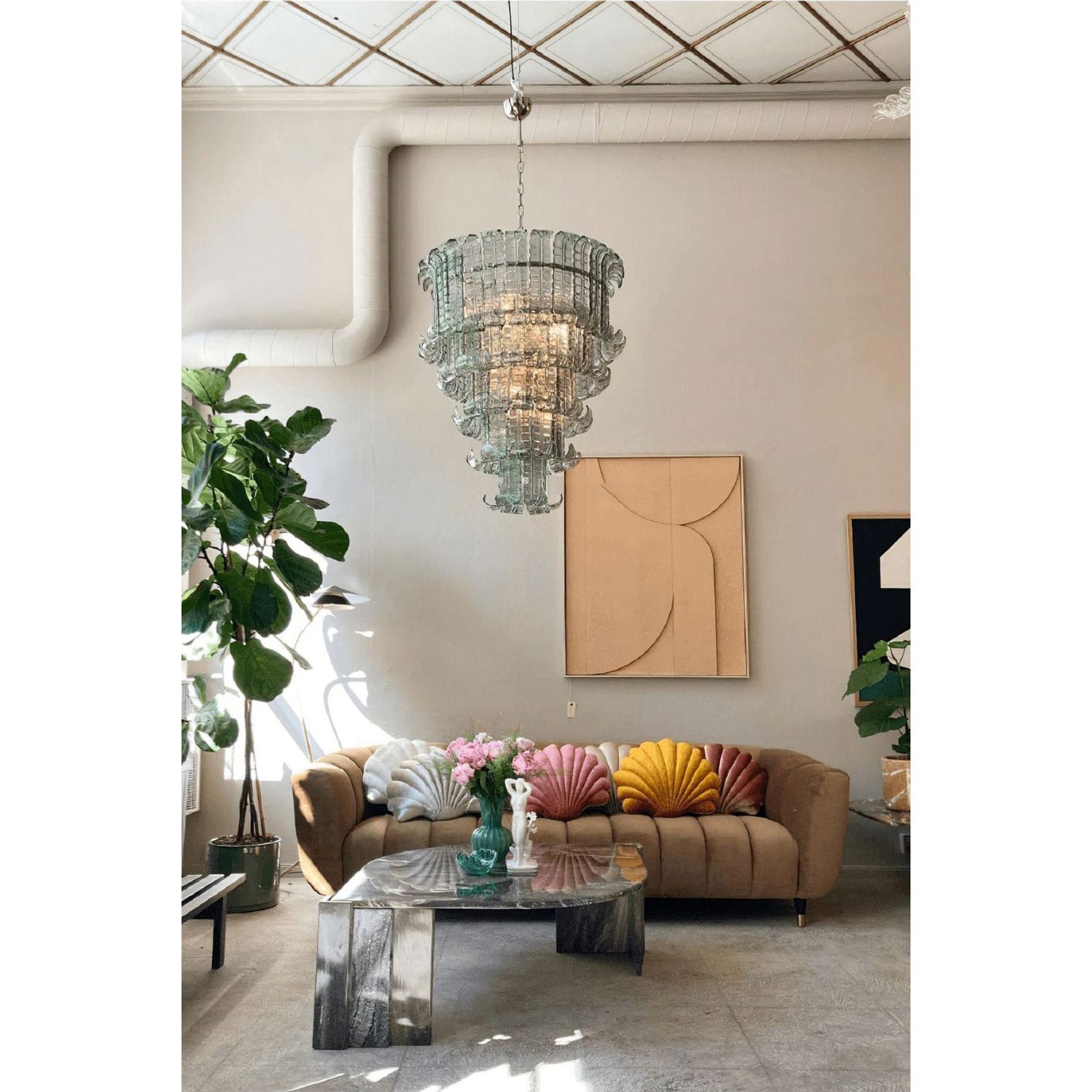 Aether Postmodern Luxury Glass Chandelier - Letslighting