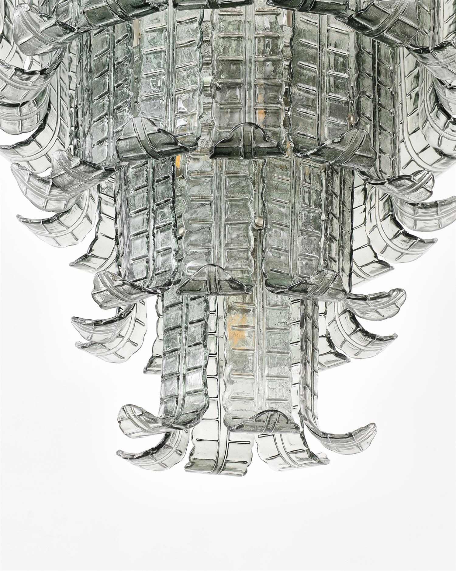 Brasher Chandelier Murano Glass Tiered Elegant - Letslighting