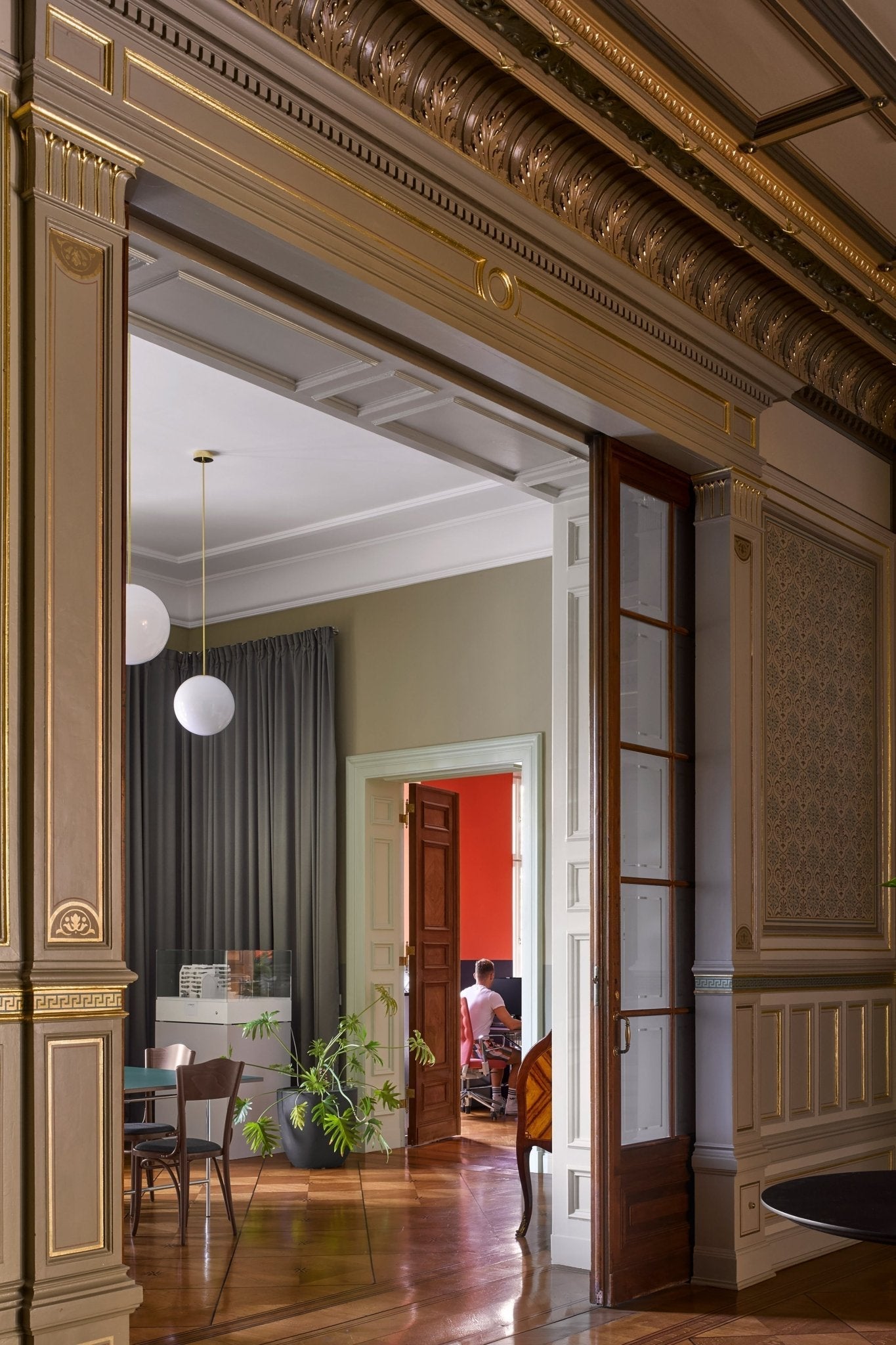 Lustra Pendant Lamp Brass Architectural Collection - Letslighting