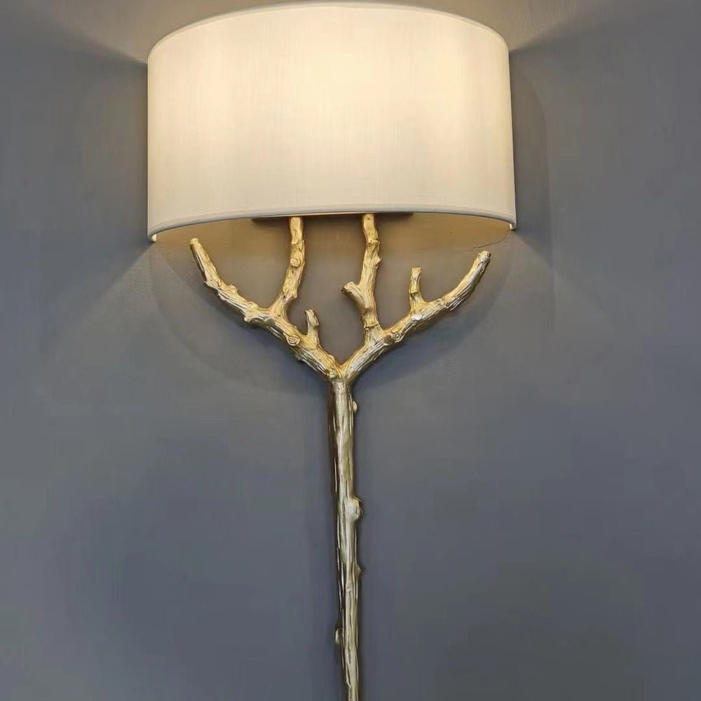Ceryndir Antler Brass Wall Sconce - Letslighting