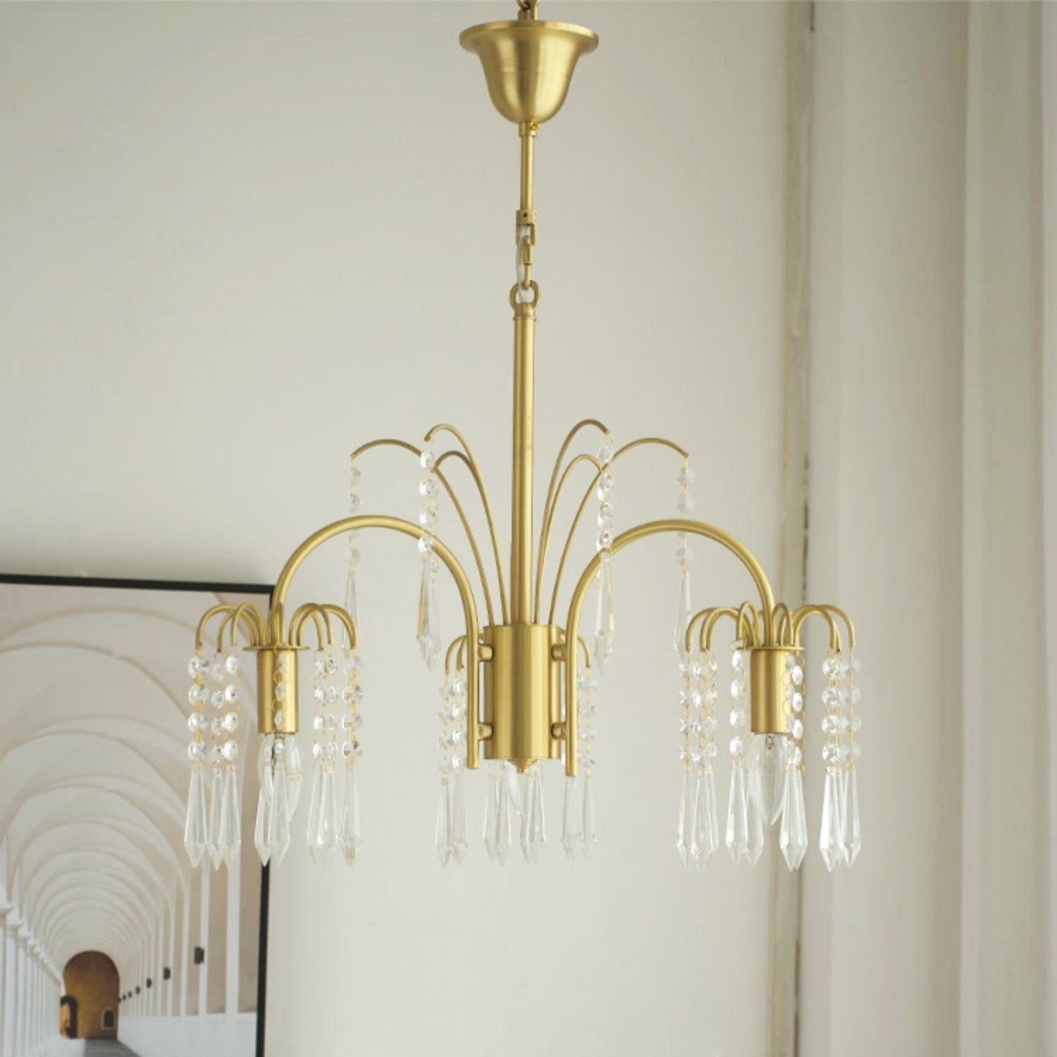 Voyant Premium Luxury Candle Crystal Chandelier - Letslighting