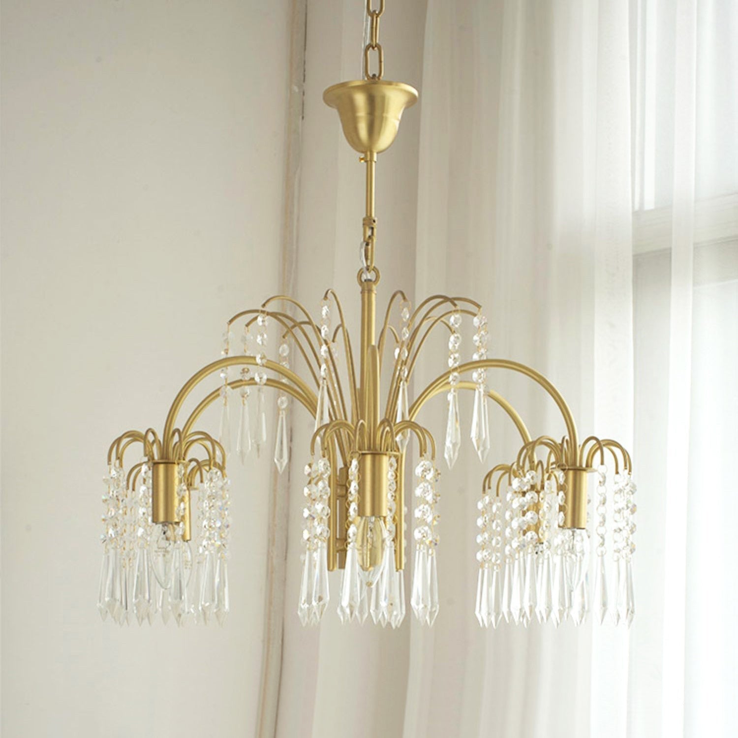 Voyant Premium Luxury Candle Crystal Chandelier - Letslighting