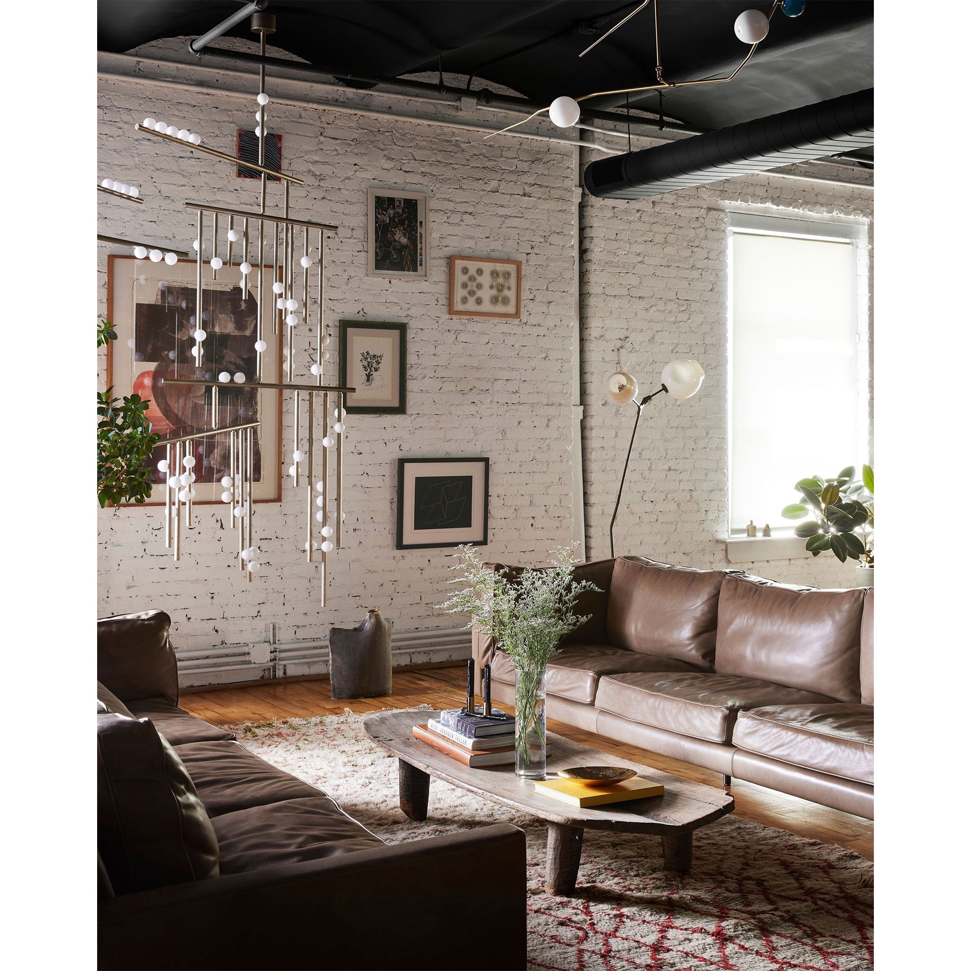 Orbis Modern Minimalist Drop System Antique Glass Chandelier - Letslighting