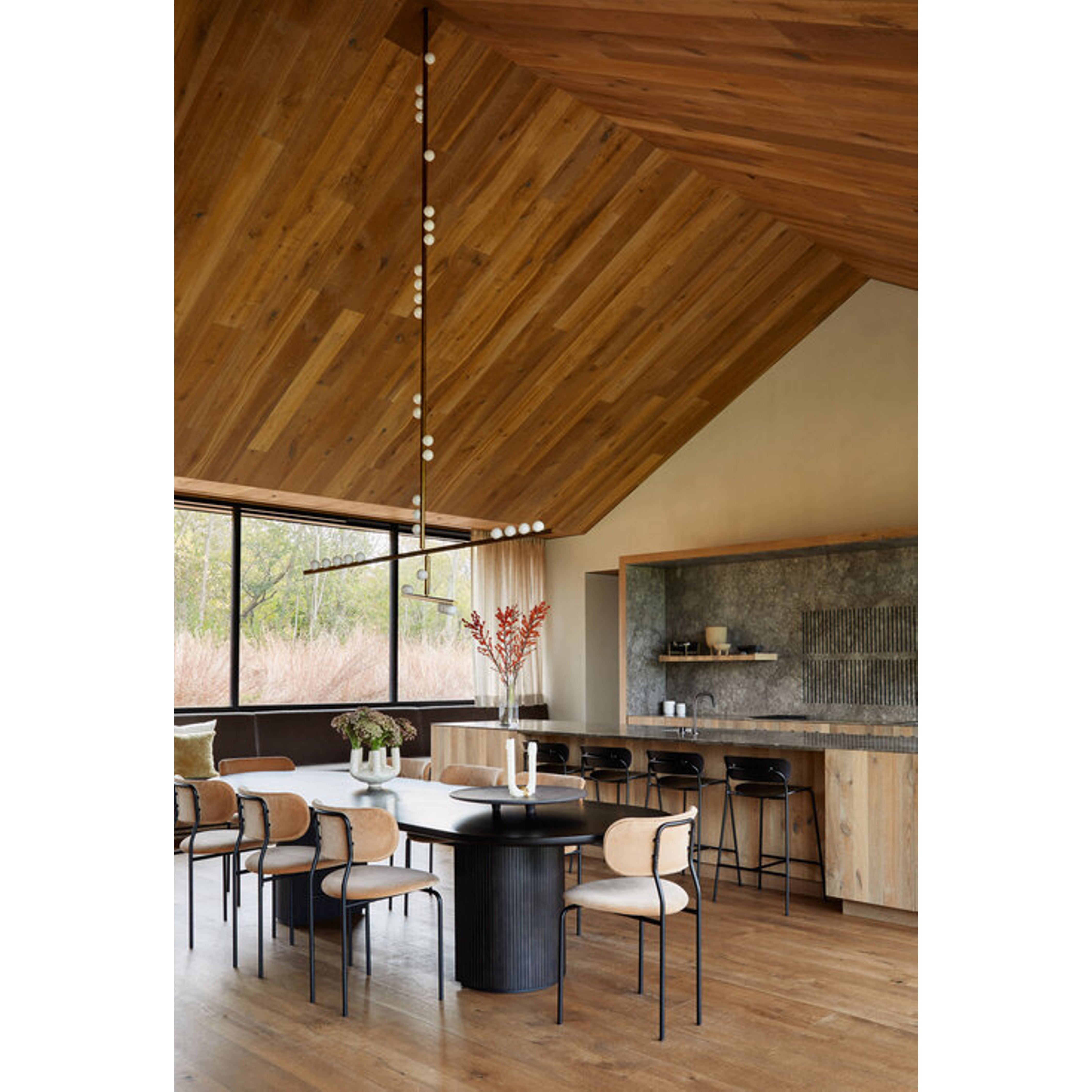 Orbis Modern Minimalist Drop System Antique Glass Chandelier - Letslighting