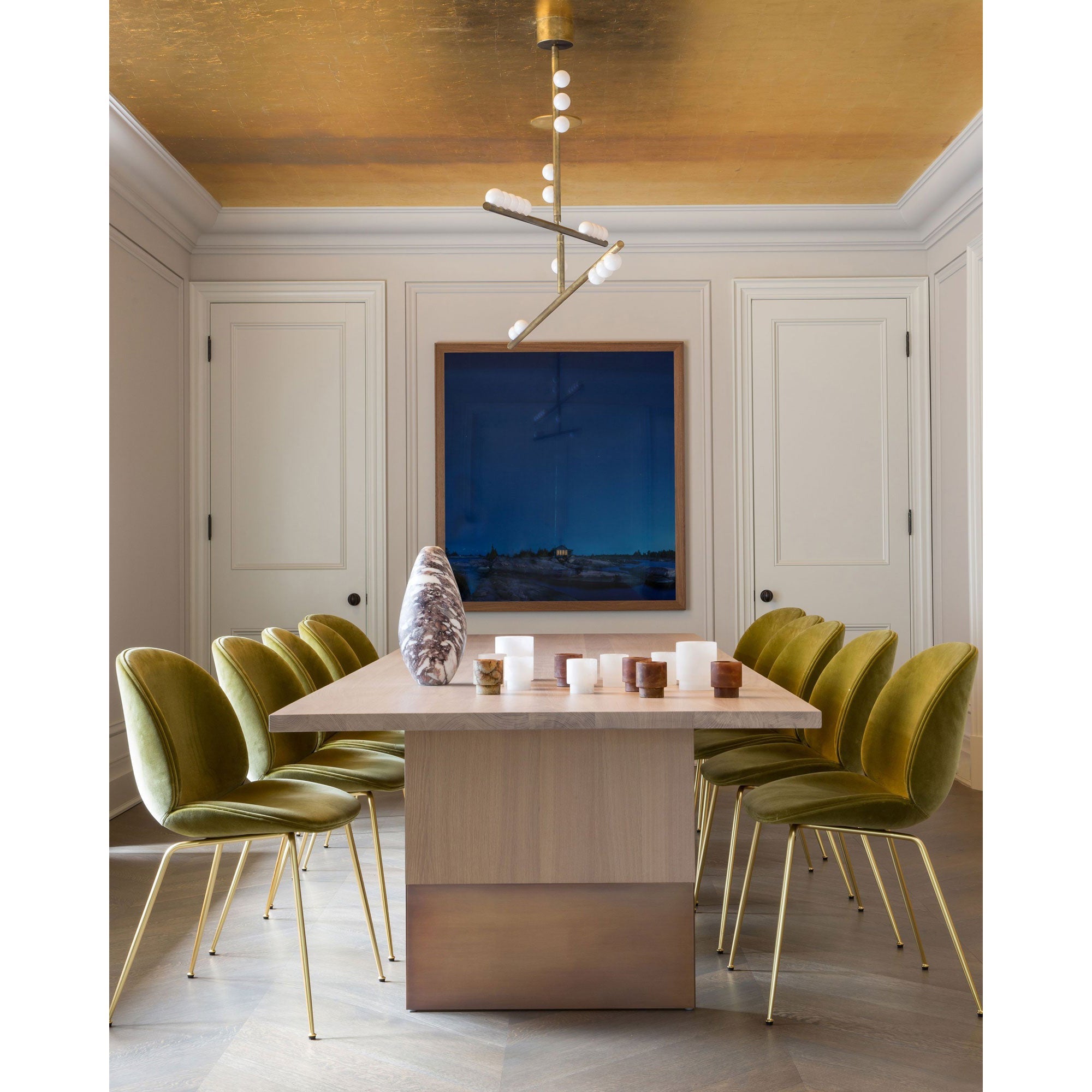 Orbis Modern Minimalist Drop System Antique Glass Chandelier - Letslighting