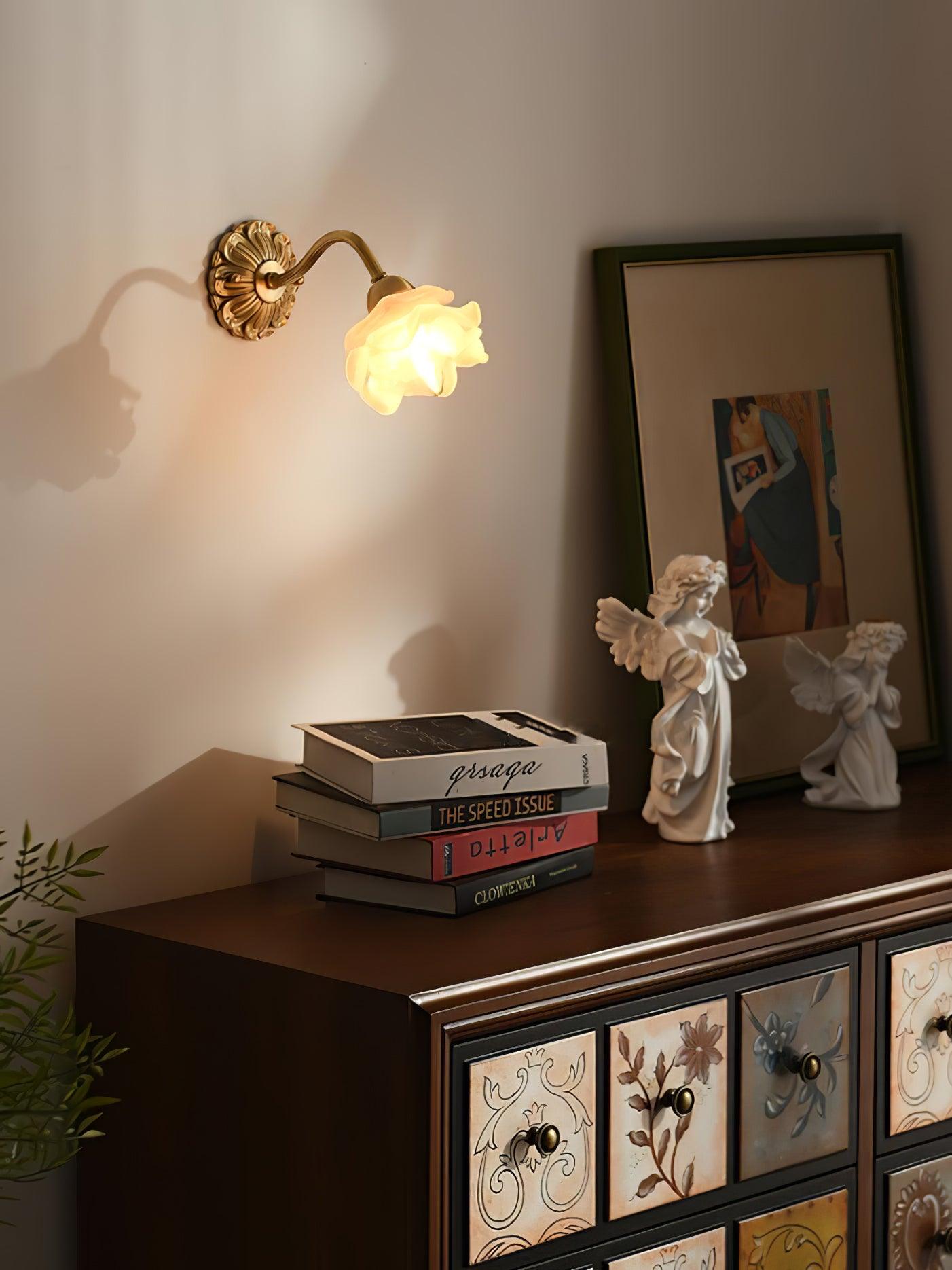 Drifte Brass Floral Luxury Wall Lamp - Letslighting