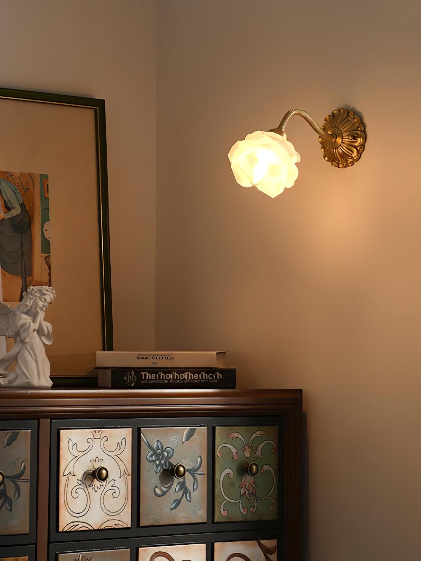 Drifte Brass Floral Luxury Wall Lamp - Letslighting