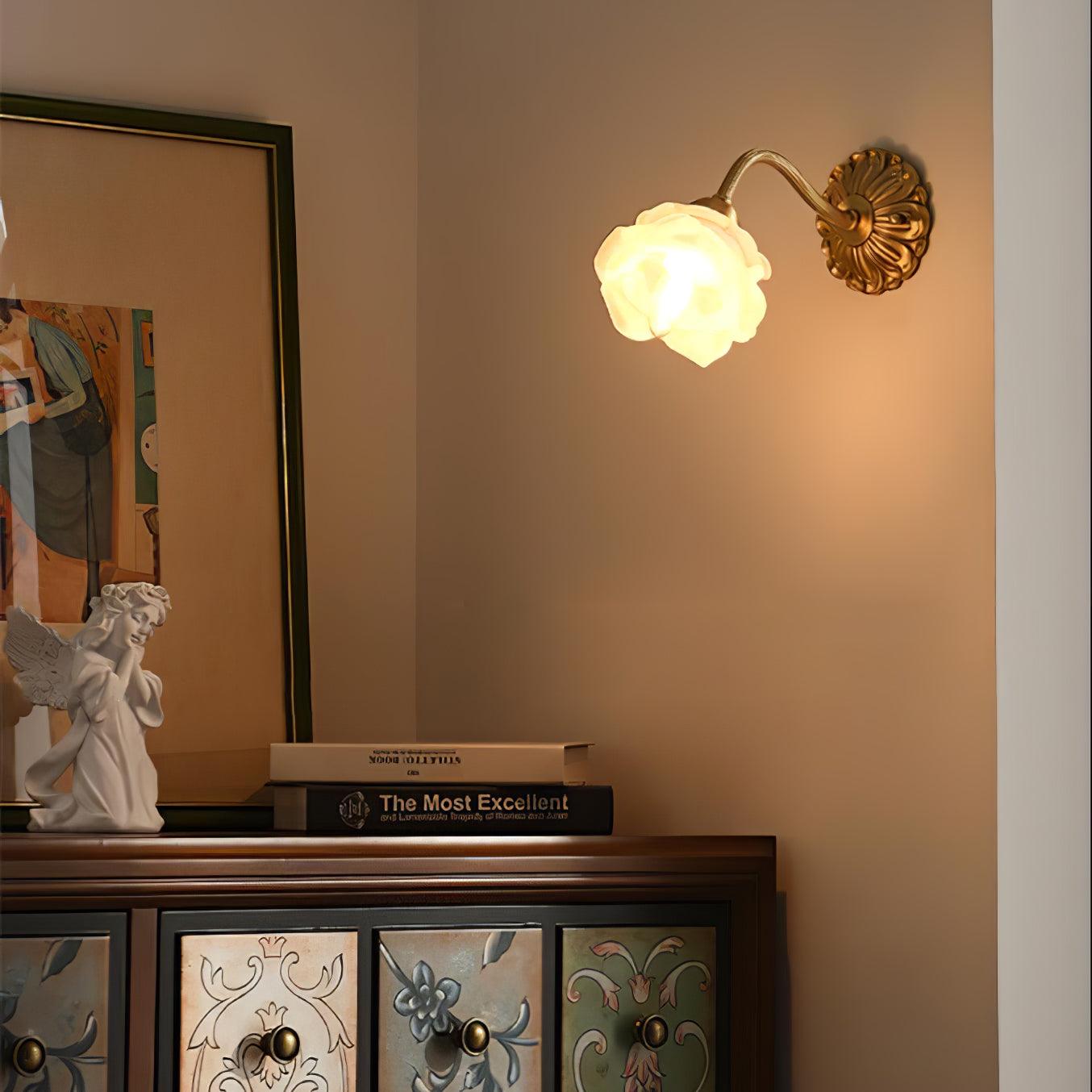 Drifte Brass Floral Luxury Wall Lamp - Letslighting