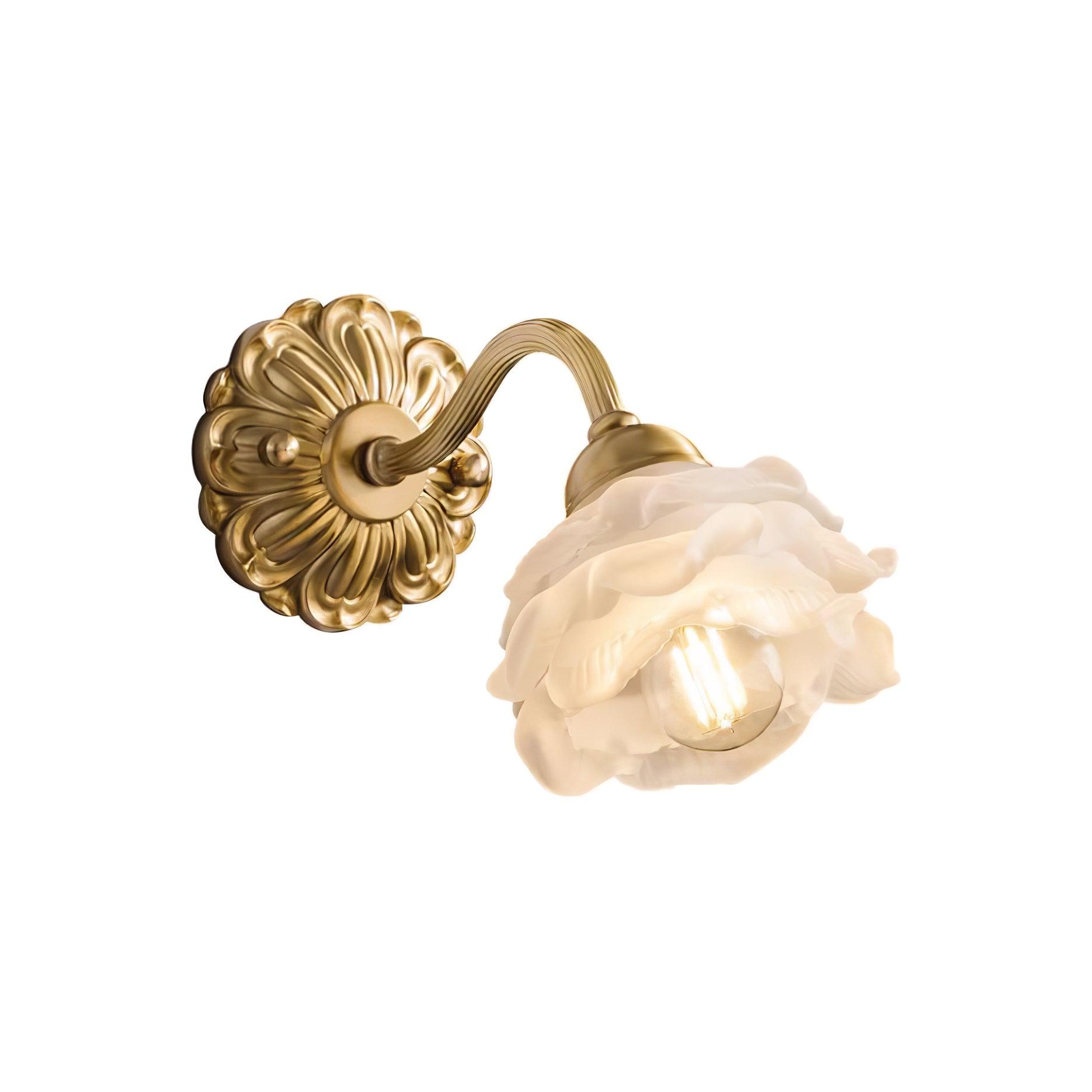 Drifte Brass Floral Luxury Wall Lamp - Letslighting