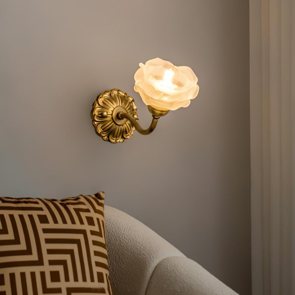 Drifte Brass Floral Luxury Wall Lamp - Letslighting