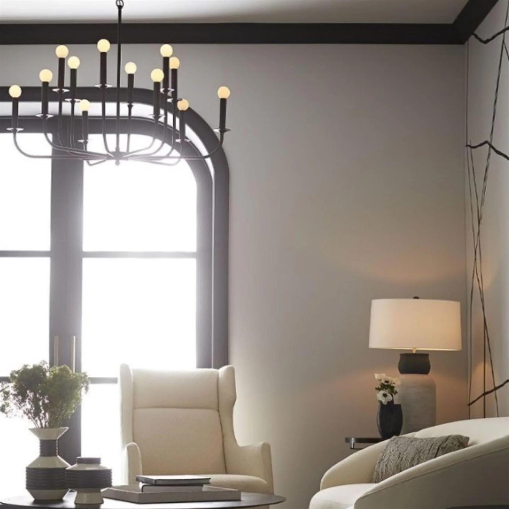 Orrinora Vintage Industrial Chandelier - Letslighting