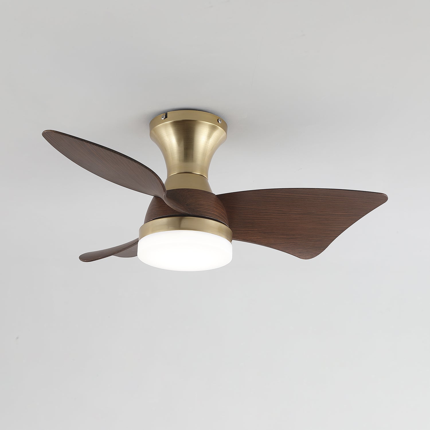 Aureon Modern Wood Ceiling Fan Light - Letslighting