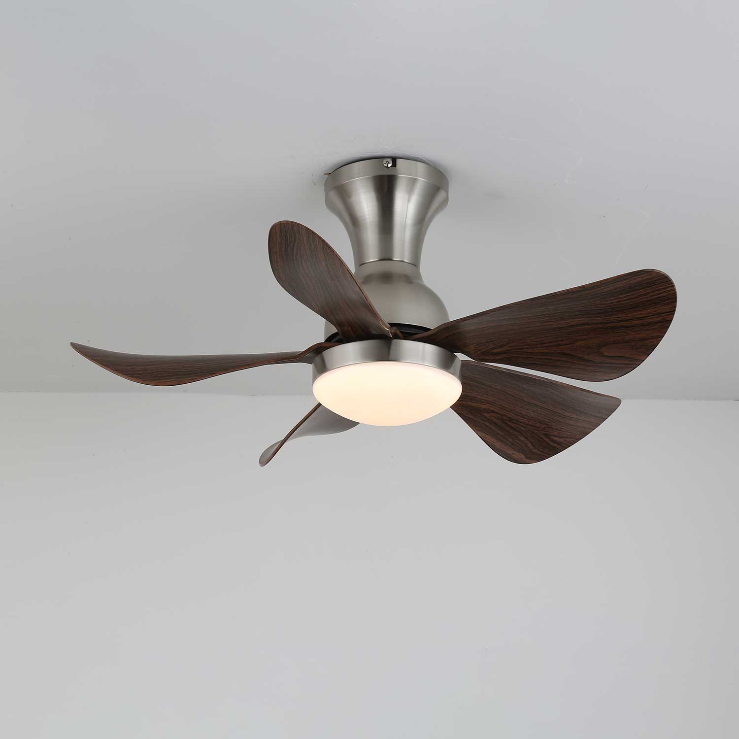 Novaro Modern Wood Ceiling Fan Light - Letslighting