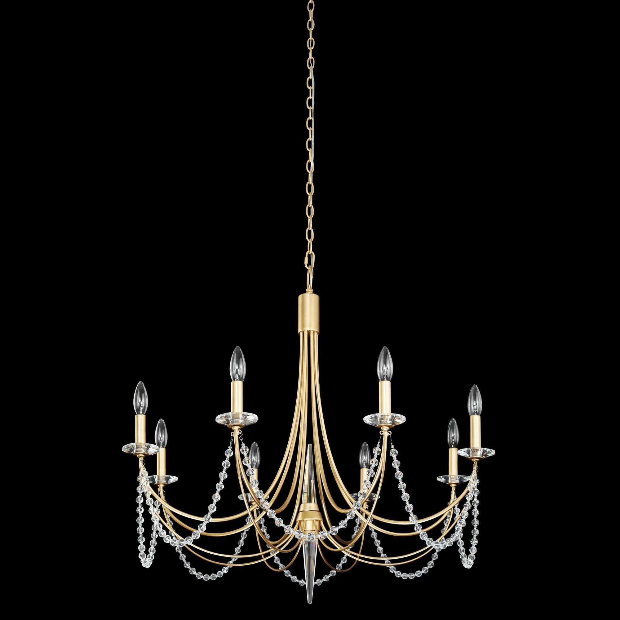 Purelux Postmodern Luxury Brass Crystal Chandelier - Letslighting