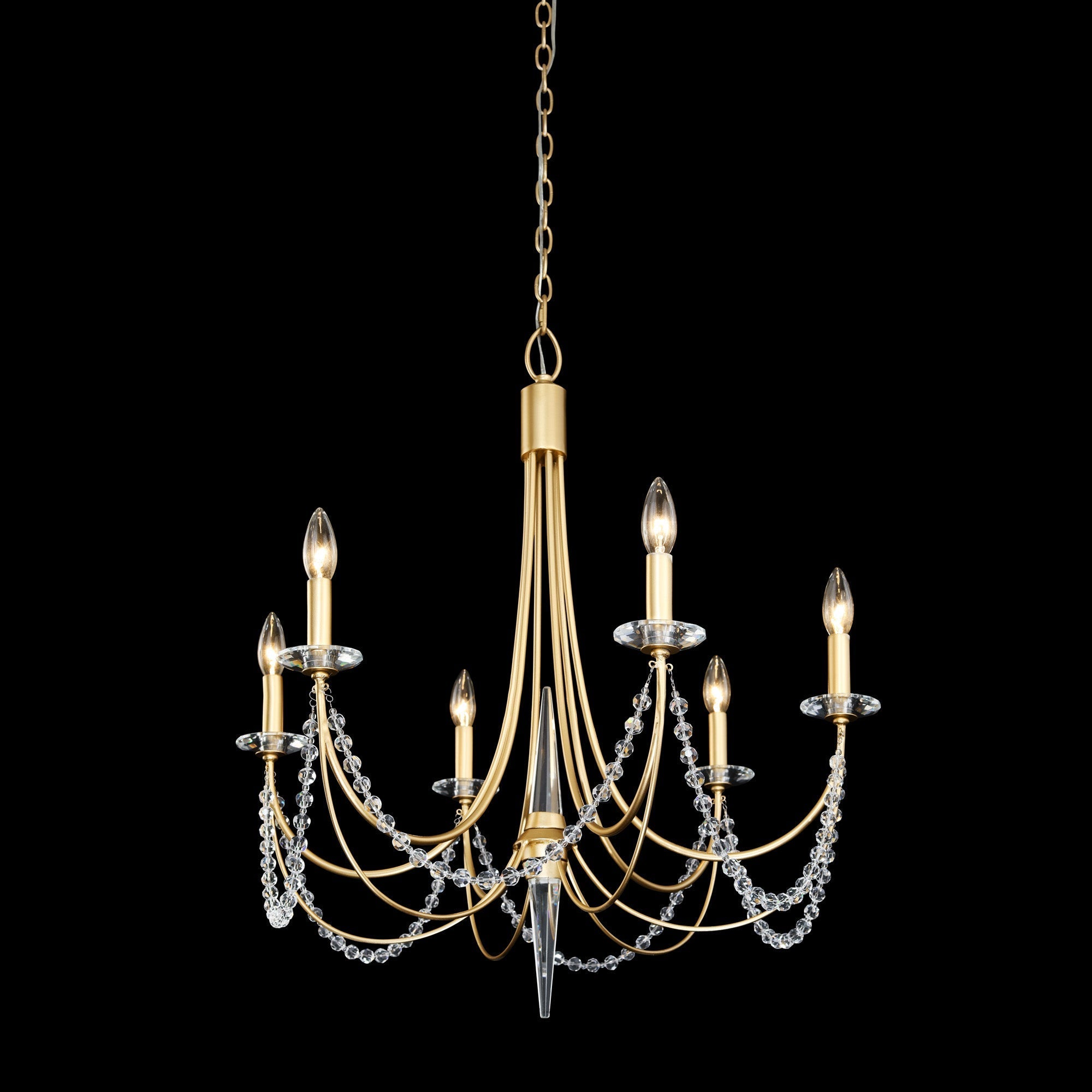 Purelux Postmodern Luxury Brass Crystal Chandelier - Letslighting