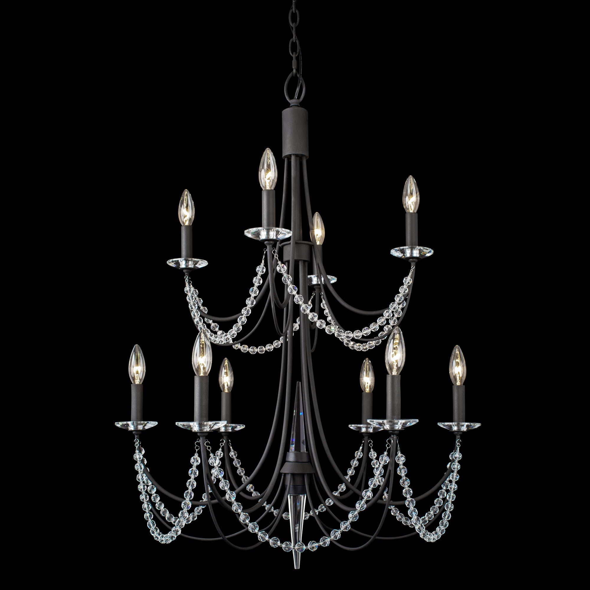 Purelux Postmodern Luxury Brass Crystal Chandelier - Letslighting