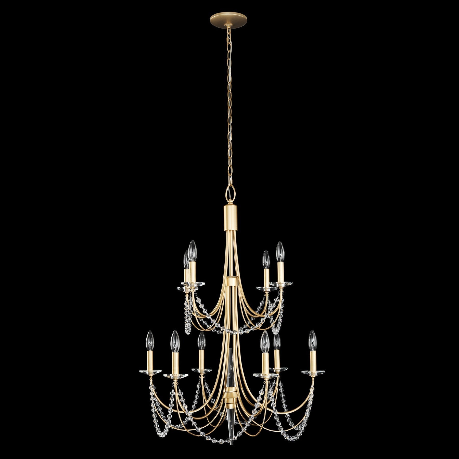 Purelux Postmodern Luxury Brass Crystal Chandelier - Letslighting