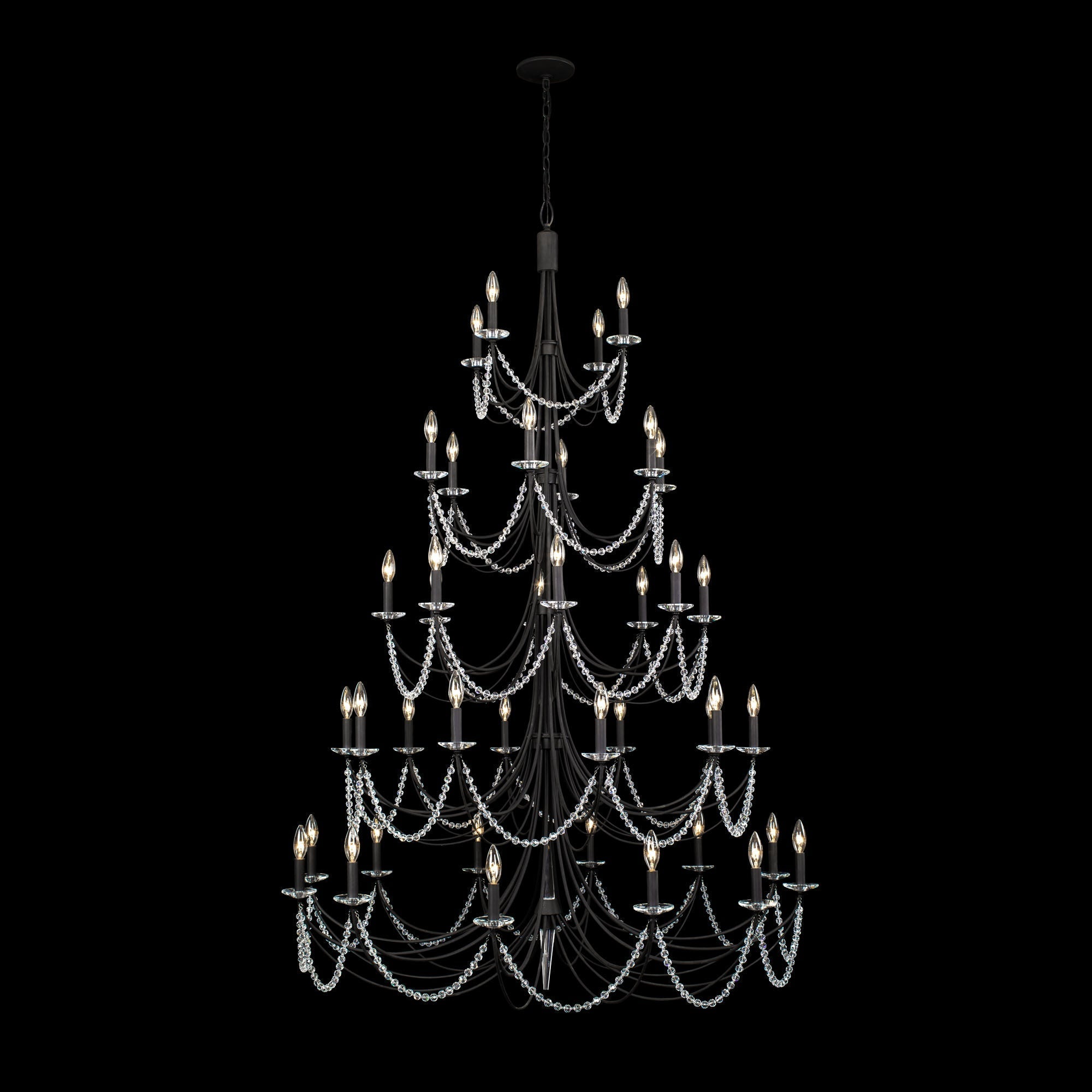 Purelux Postmodern Luxury Brass Crystal Chandelier - Letslighting