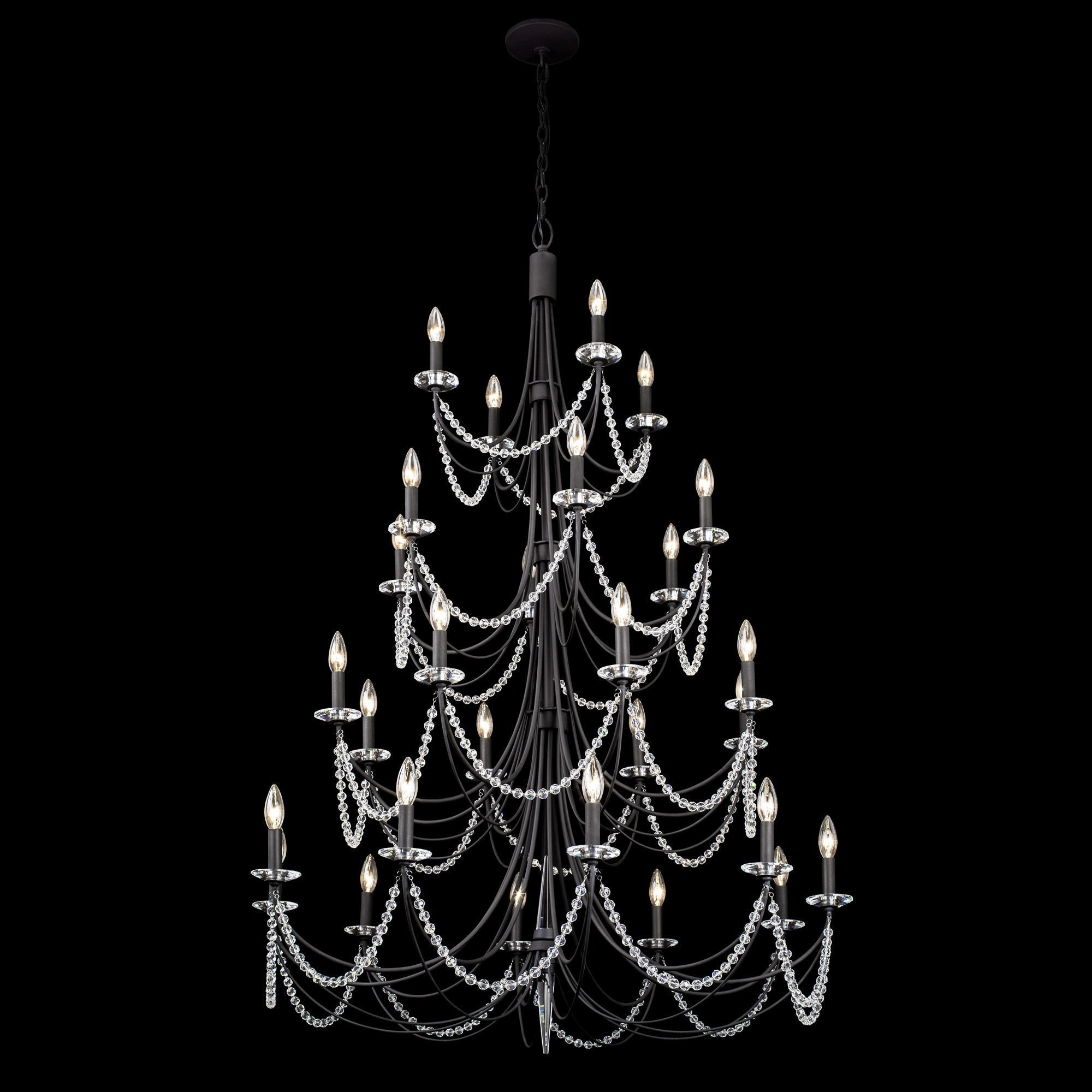 Purelux Postmodern Luxury Brass Crystal Chandelier - Letslighting