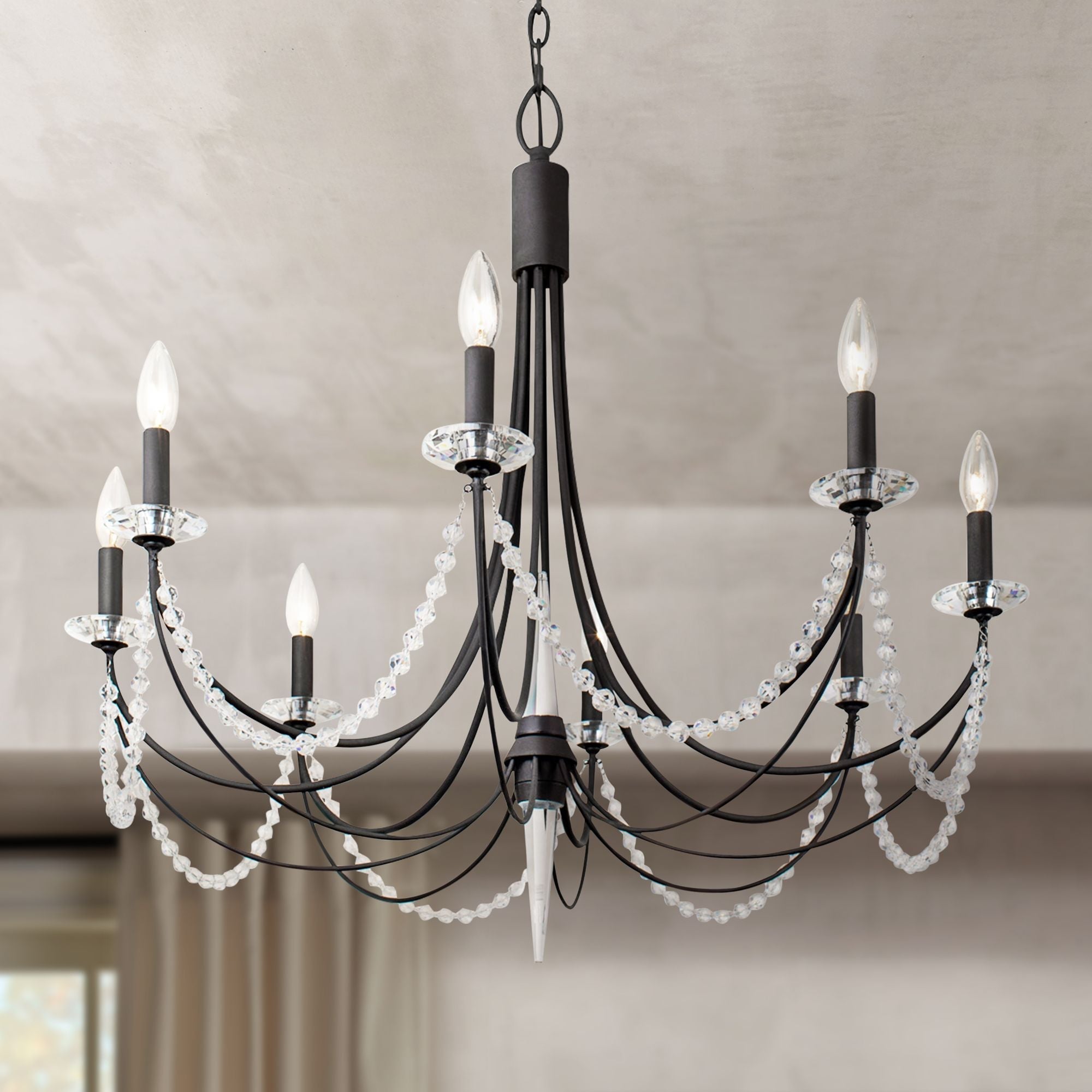Purelux Postmodern Luxury Brass Crystal Chandelier - Letslighting