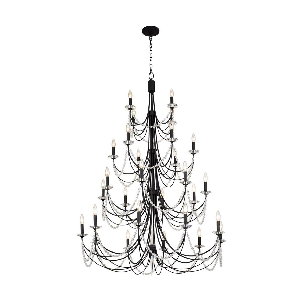 Purelux Postmodern Luxury Brass Crystal Chandelier - Letslighting
