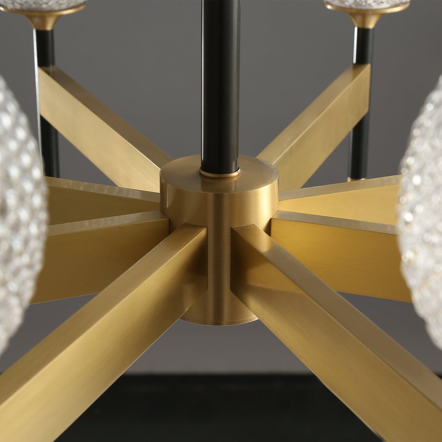 Glint Modern Brass Chandelier - Letslighting